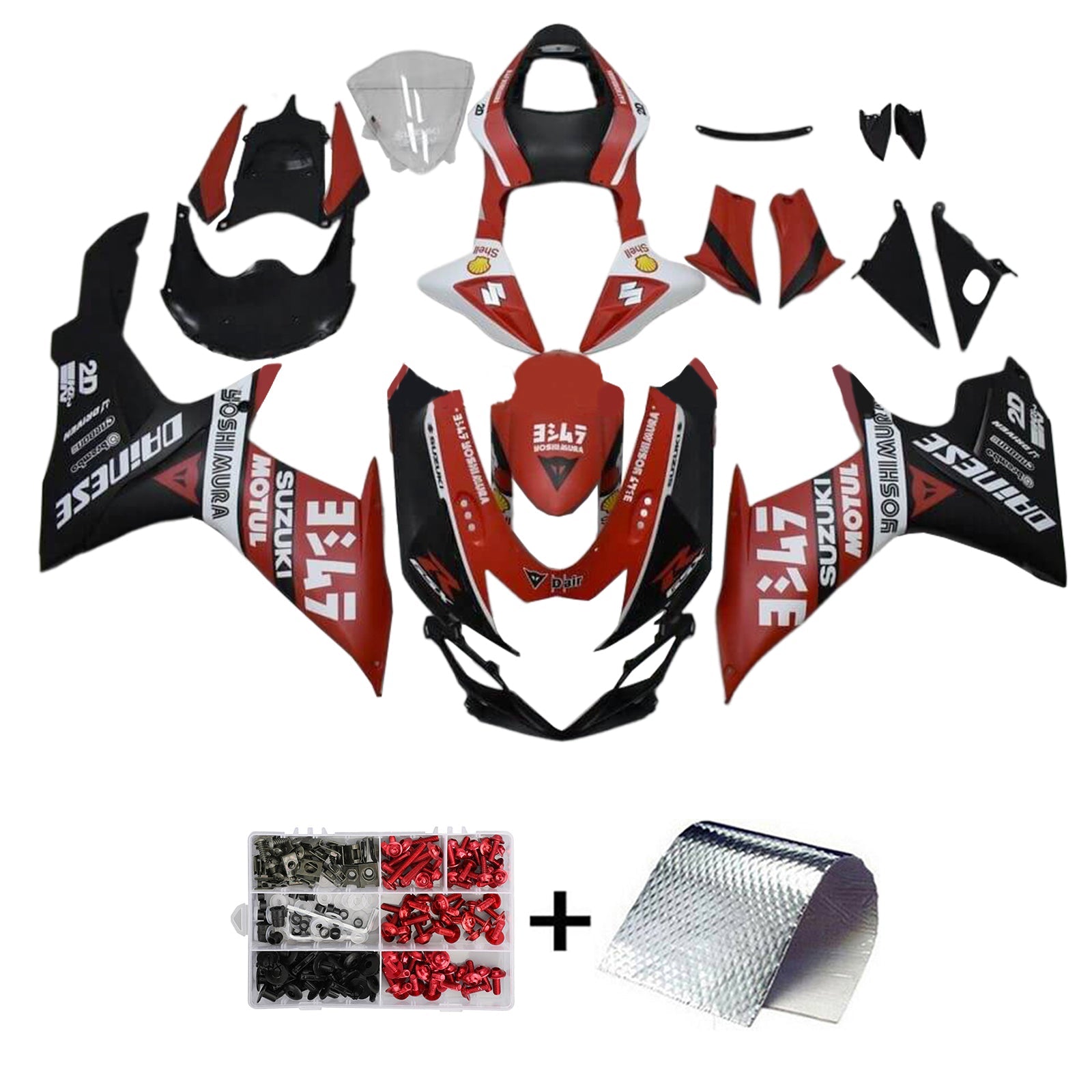 Amotopart Suzuki GSXR 600/750 2011-2025 K11 Fairing Kit Bodywork Plastic ABS