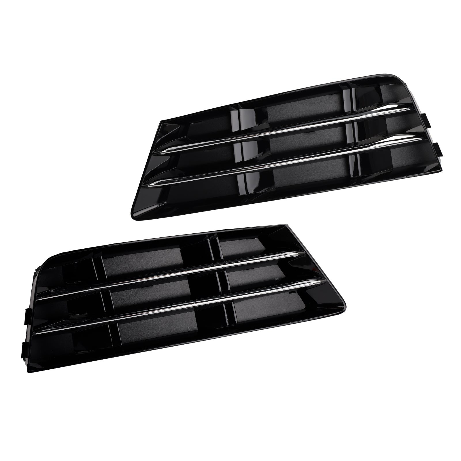 2016-2018 AUDI A4 B9 2PCS Front Fog Light Grille Lower Bumper Grill