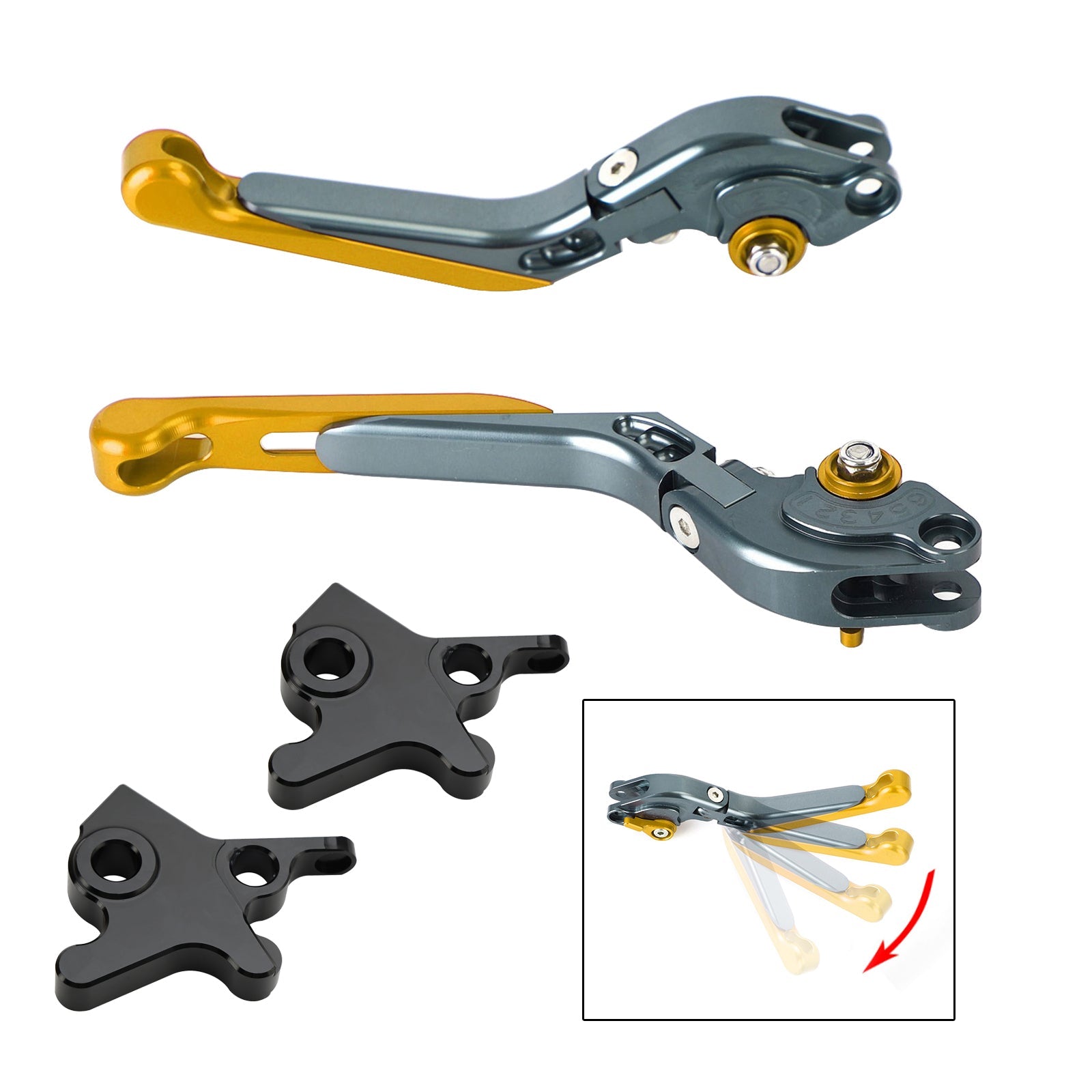 Adjustable Clutch Brake Lever fit for Piaggio MP3 300 16-18 MP3 350 18-19