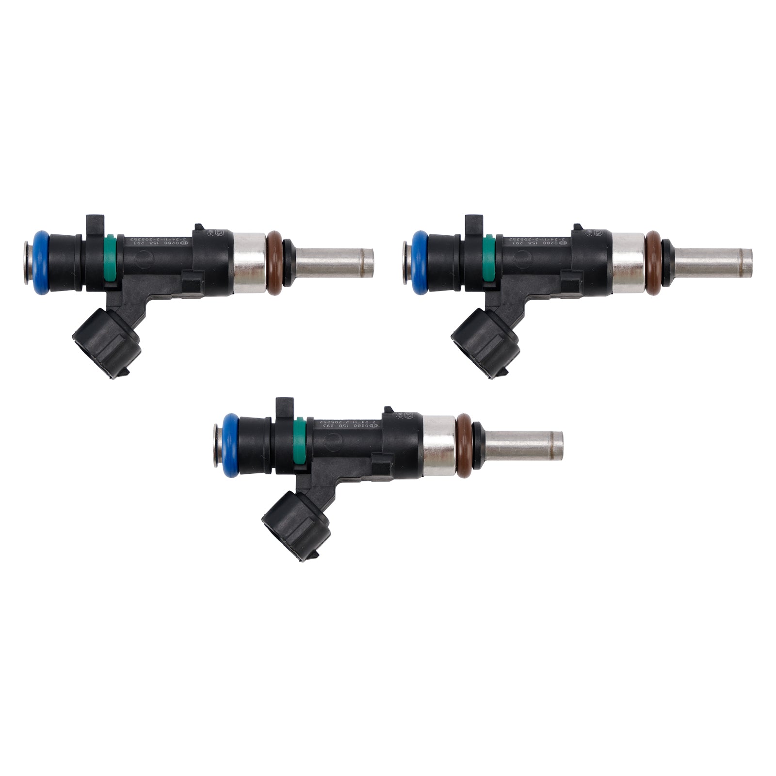 3Pcs Fuel Injector For Dacia Logan Sandero Renault Clio Symbol 0.9L 0280158293