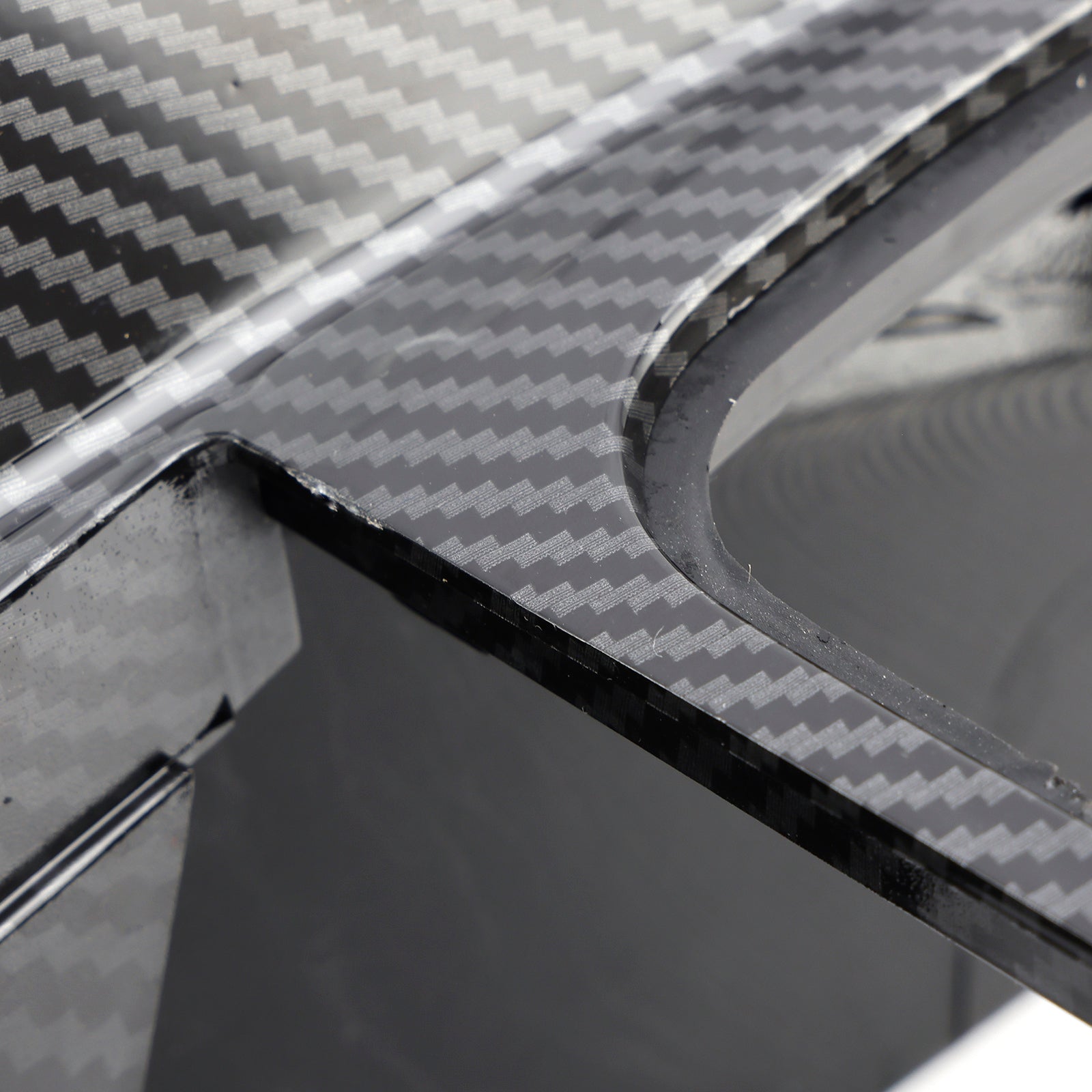 1999-2005 VW Golf Jetta Car Center Console Trim 1J1863201D Carbon Fiber Pattern