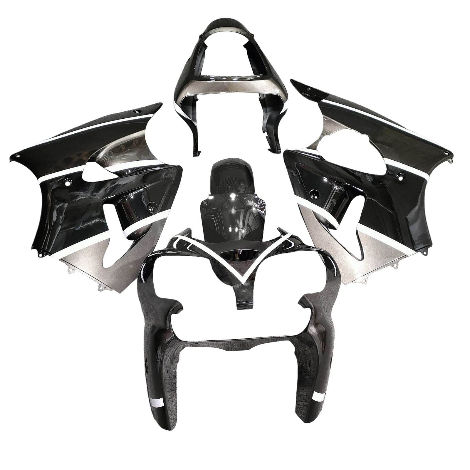 Injection Fairing Kit Bodywork For Kawasaki ZX6R 636 2000-2002 ZZR600 2005-2008