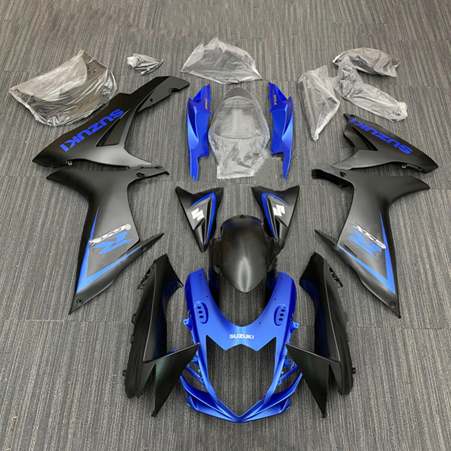 Amotopart Suzuki GSXR 600/750 2011-2025 K11 Fairing Kit Bodywork Plastic ABS