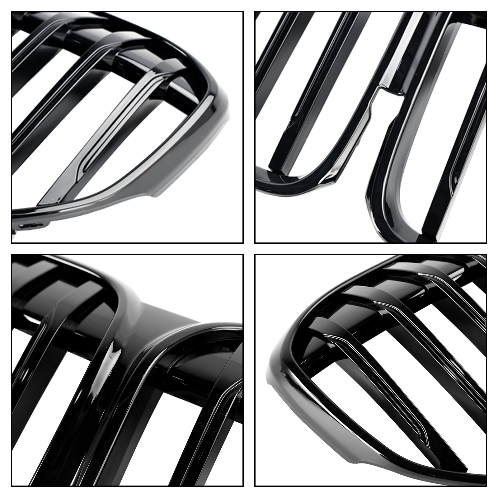 Parrilla delantera negra brillante de un solo listón BMW Serie 7 G11 G12 2019-2022