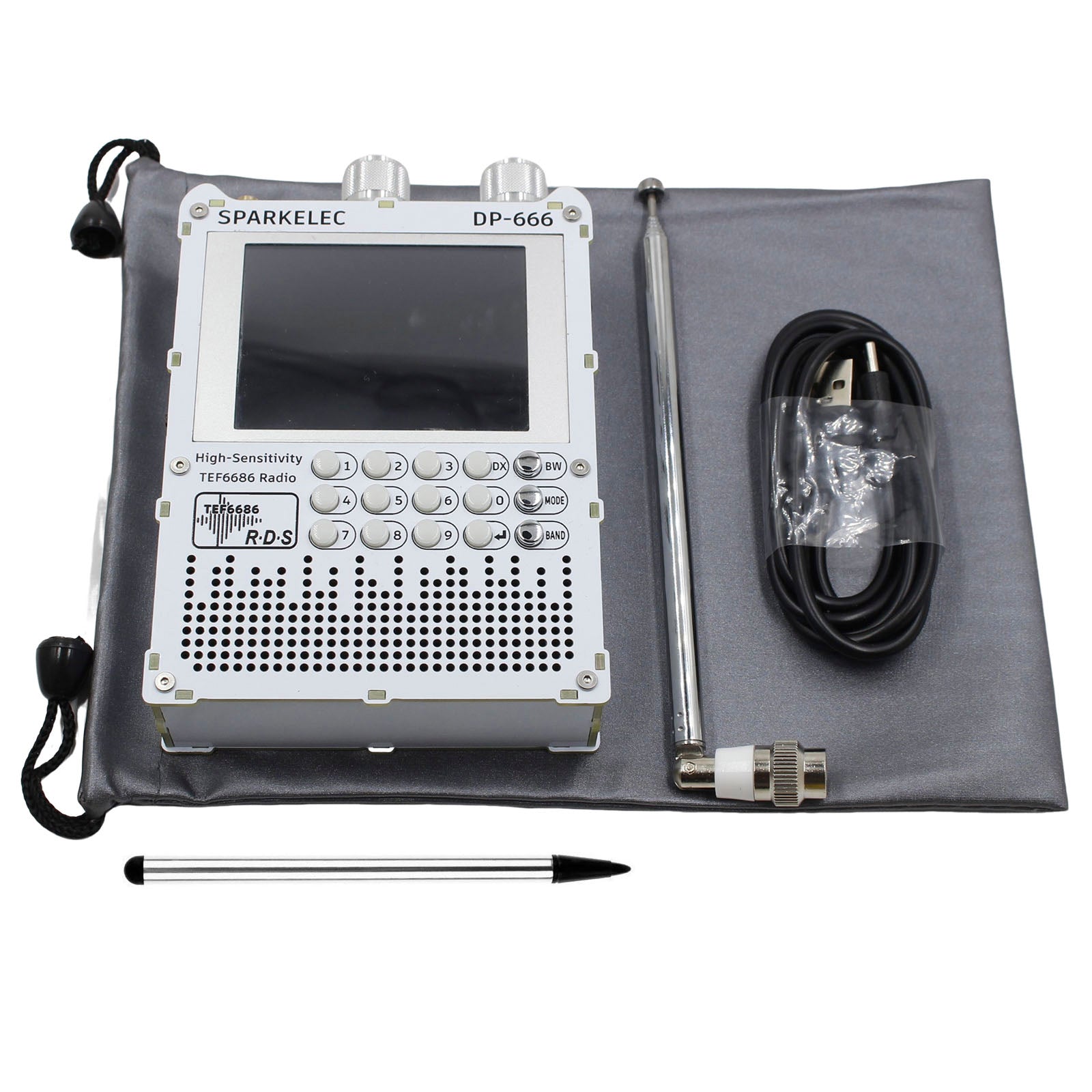 TEF6686 DSP Radio DP666 High Sensitivity Full Band LW MW SW 0IRT Shortwave Radio