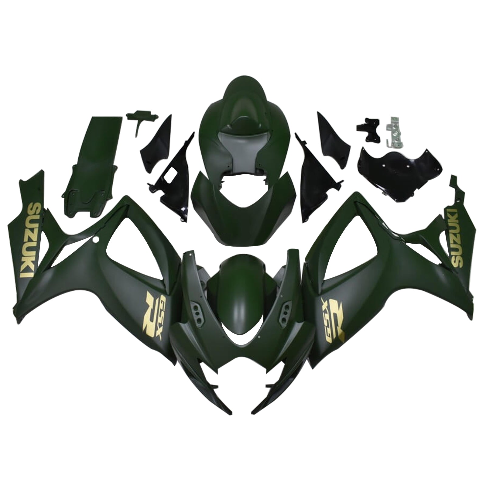 Amotopart Suzuki GSXR 600/750 2006-2007 K6 Fairing Kit Bodywork Plastic ABS