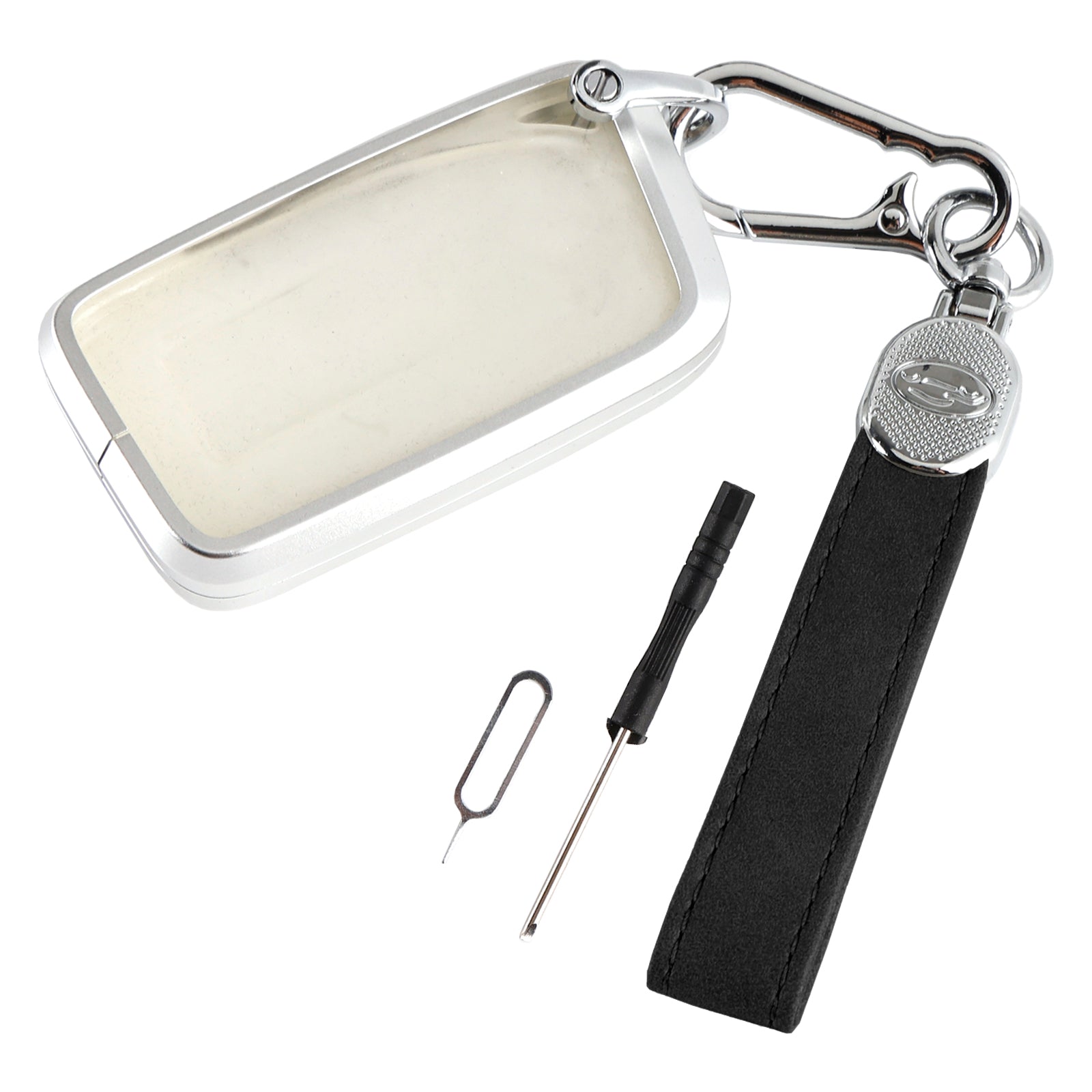 Lexus IS GS ES RX Alloy Aluminum TPU Soft Film Car Key Black Case Cover