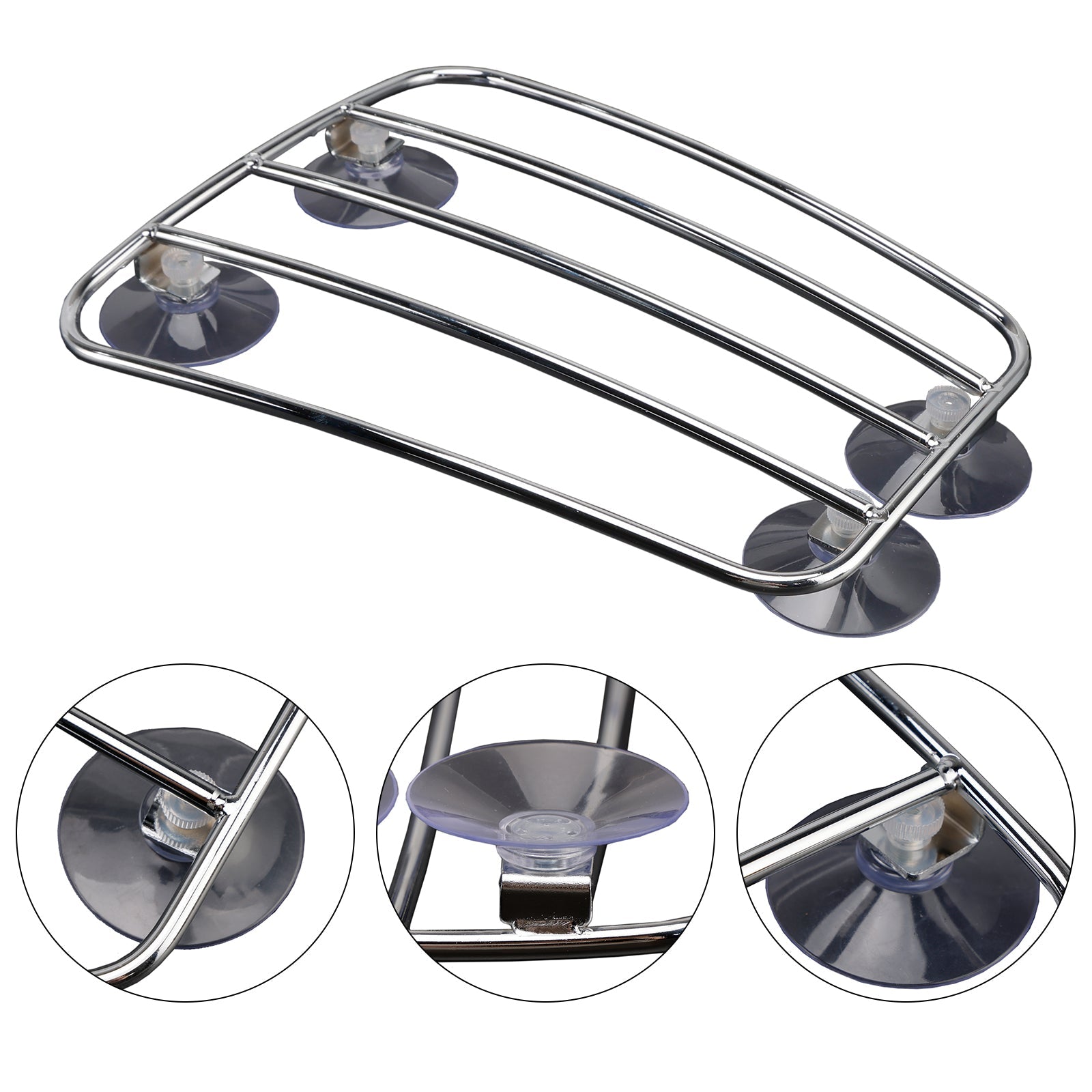 Motorcycle Fuel Tank Rack Chrome For Bonneville T100 T120 Thruxton Scrambler 900