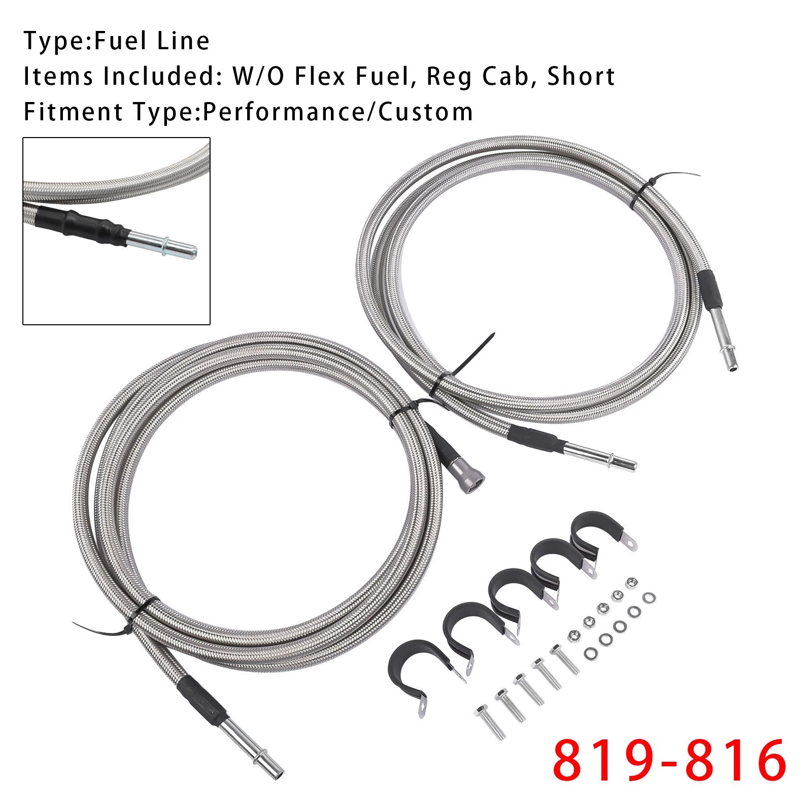 2004 GMC Sierra 2500 Fuel Line Kit 819-816 15946178 19356397