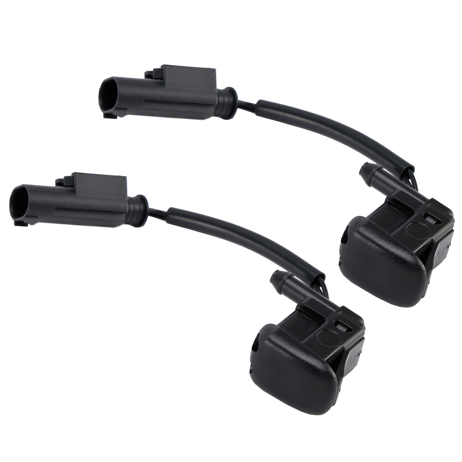 1996-2003 BMW 5 E39 525i 528i 530i 540i M5 2pcs Windshield Washer Nozzles Spray Jet 61668361039