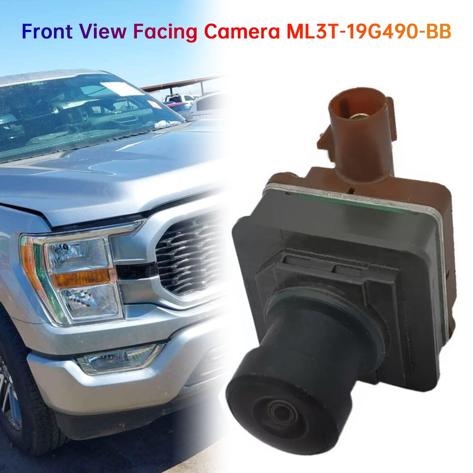 Front View Backup Camera ML3T-19G490-BB For Ford F-150 2021 2022