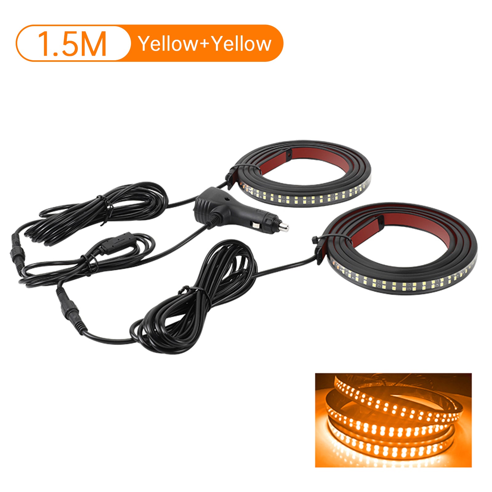 Dual Color Running Board Side Step LED Light Strips For Pickup Truck