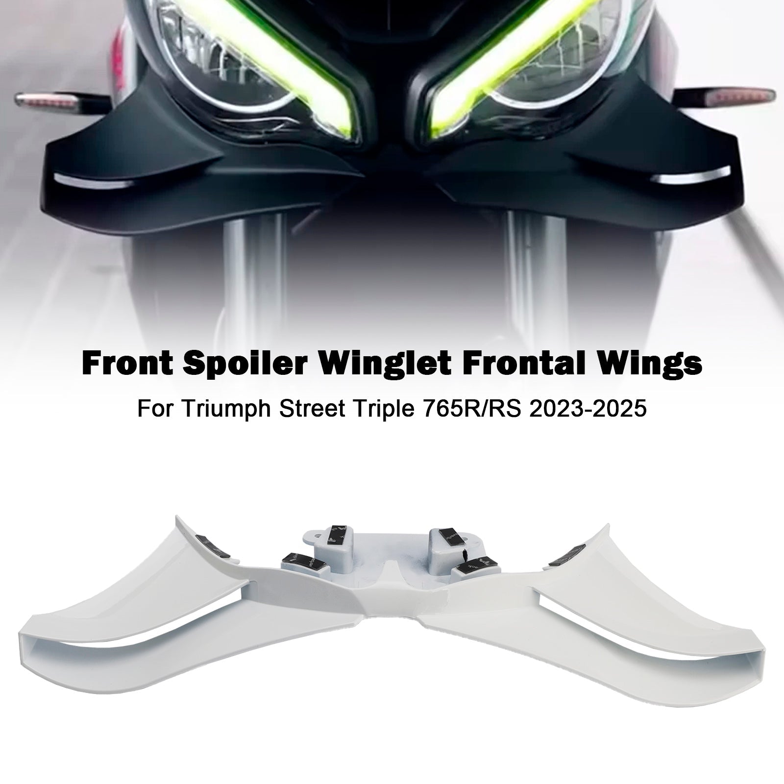 2023-2025 Street Triple 765R/RS Front Spoiler Winglet Frontal Wings