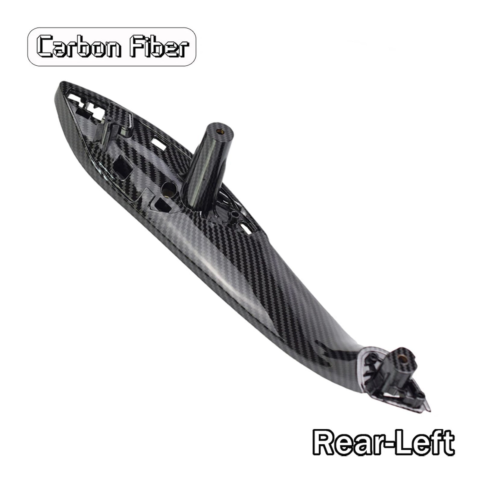 4PCS Carbon Inner Trim Door Pull Handle for BMW F30 F80 F31 F32 F33 F35