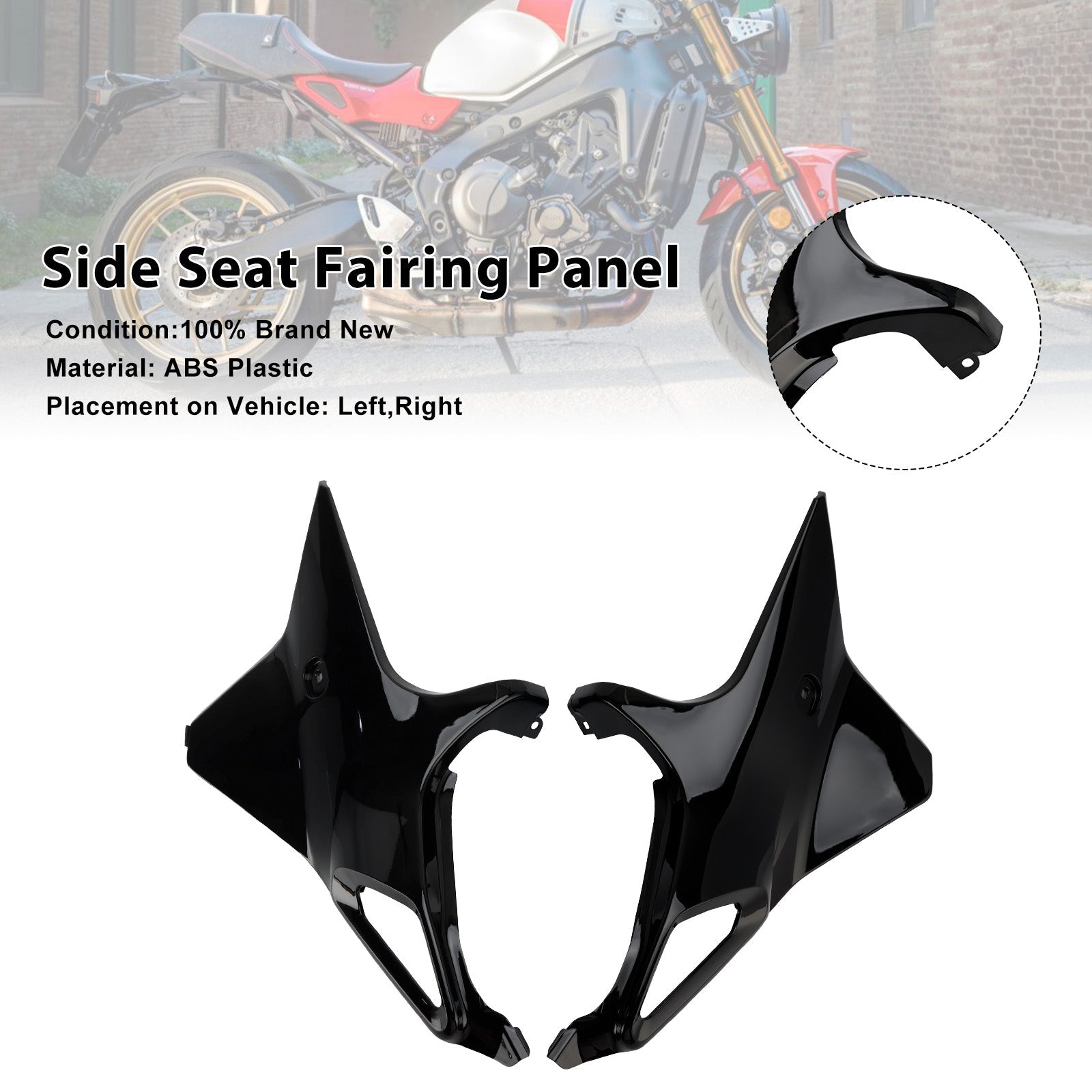 2022-2025 Yamaha XSR 900 XSR900 Side Seat Fairing Panel Cowl