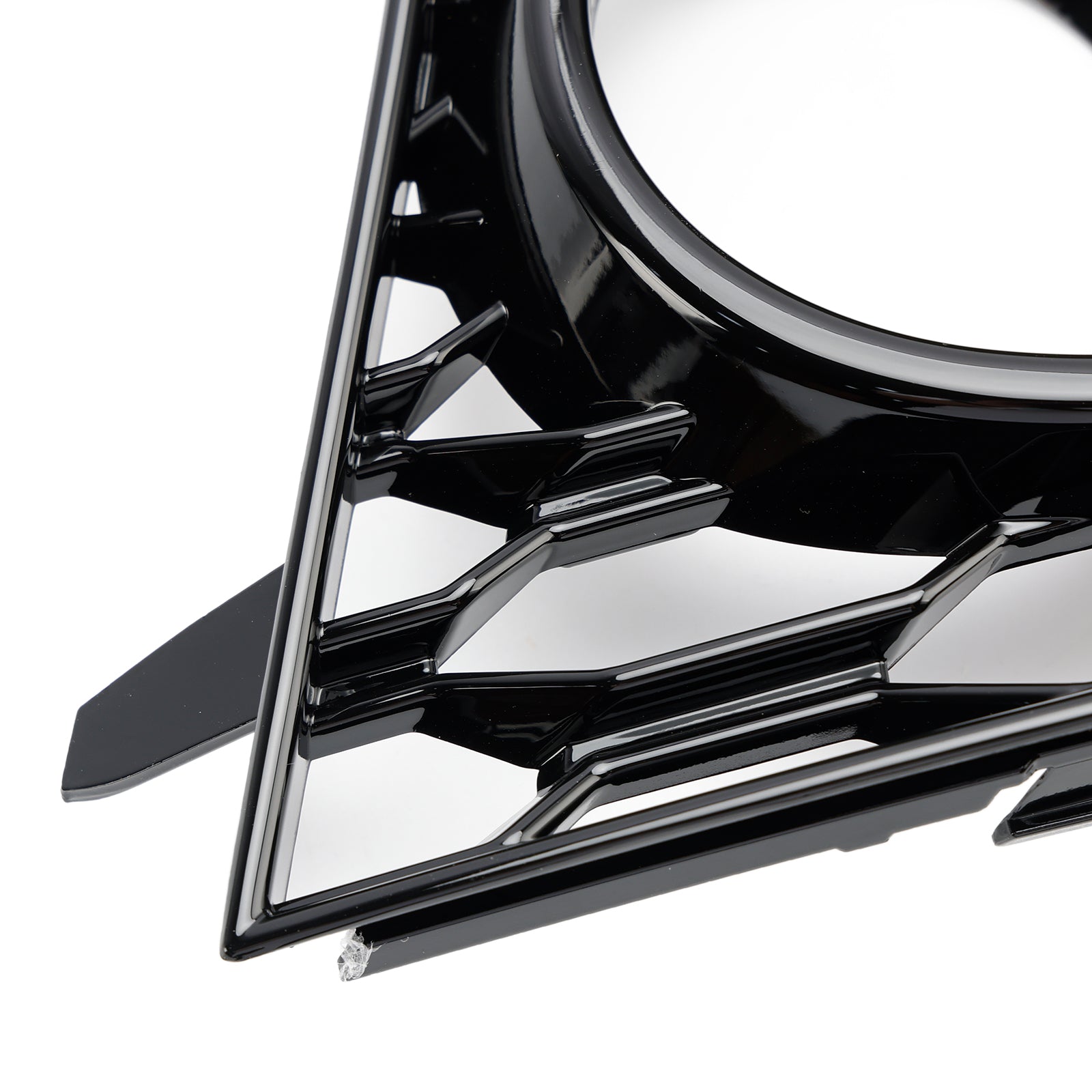 페어 프론트 범퍼 안개 조명 램프 프레임 그릴 덮개가 맞는 아우디 RS7 2014-2018