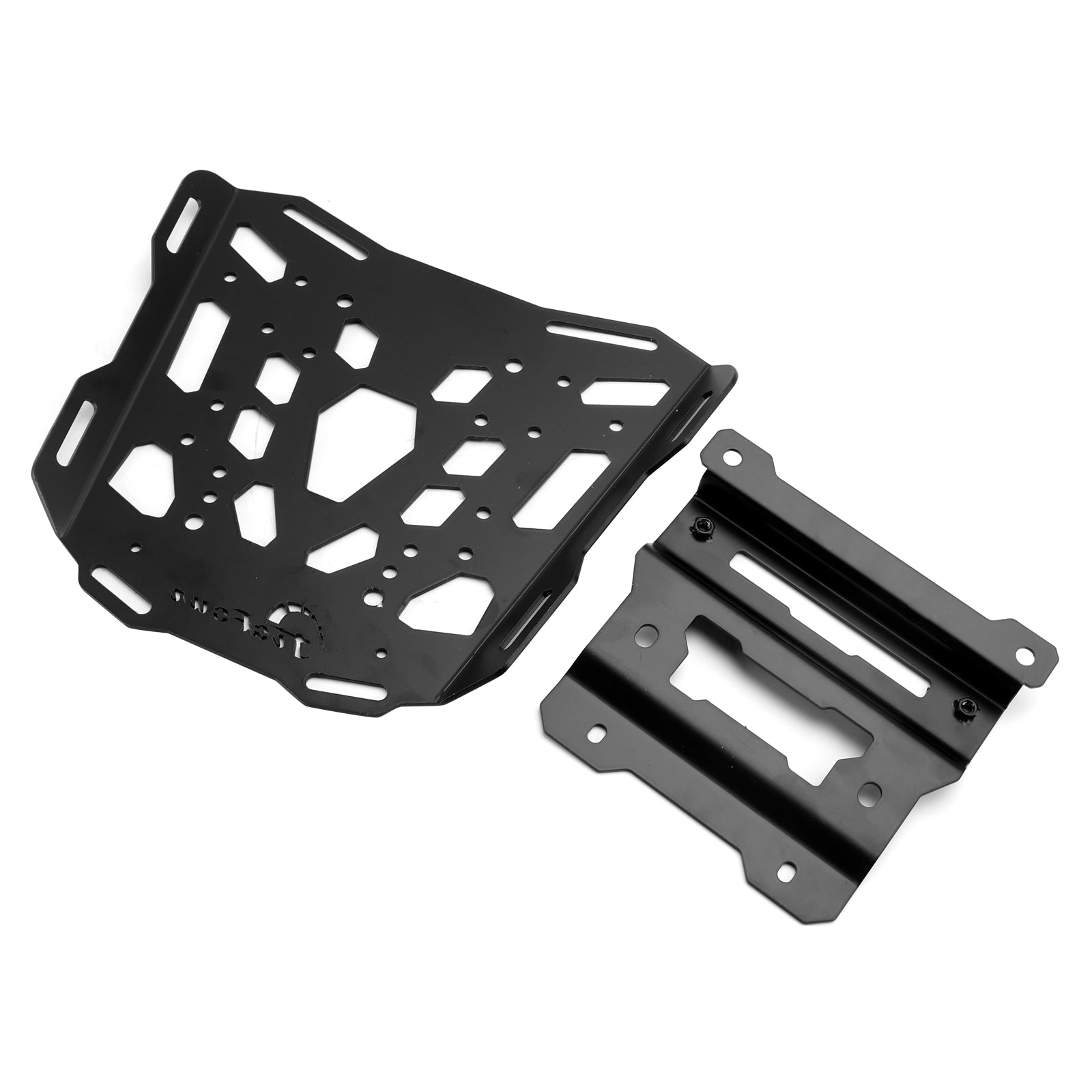 BLACK ALUMINUM TOP RACK CARRIER LUGGAGE PLATE FOR TIGER 850 SPORT 2021-2024