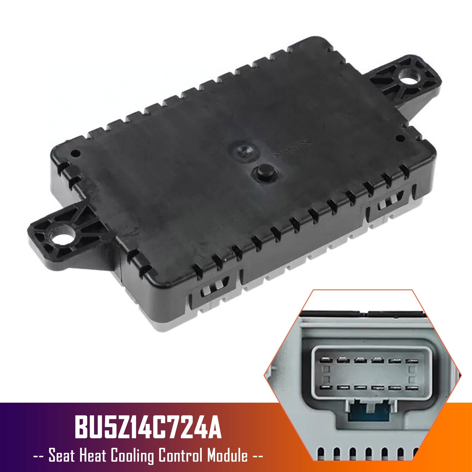 2011-2014 Ford F-150 3.7L Seat Heat Cooling Control Module U5Z14C724A BU5Z-14C724-A