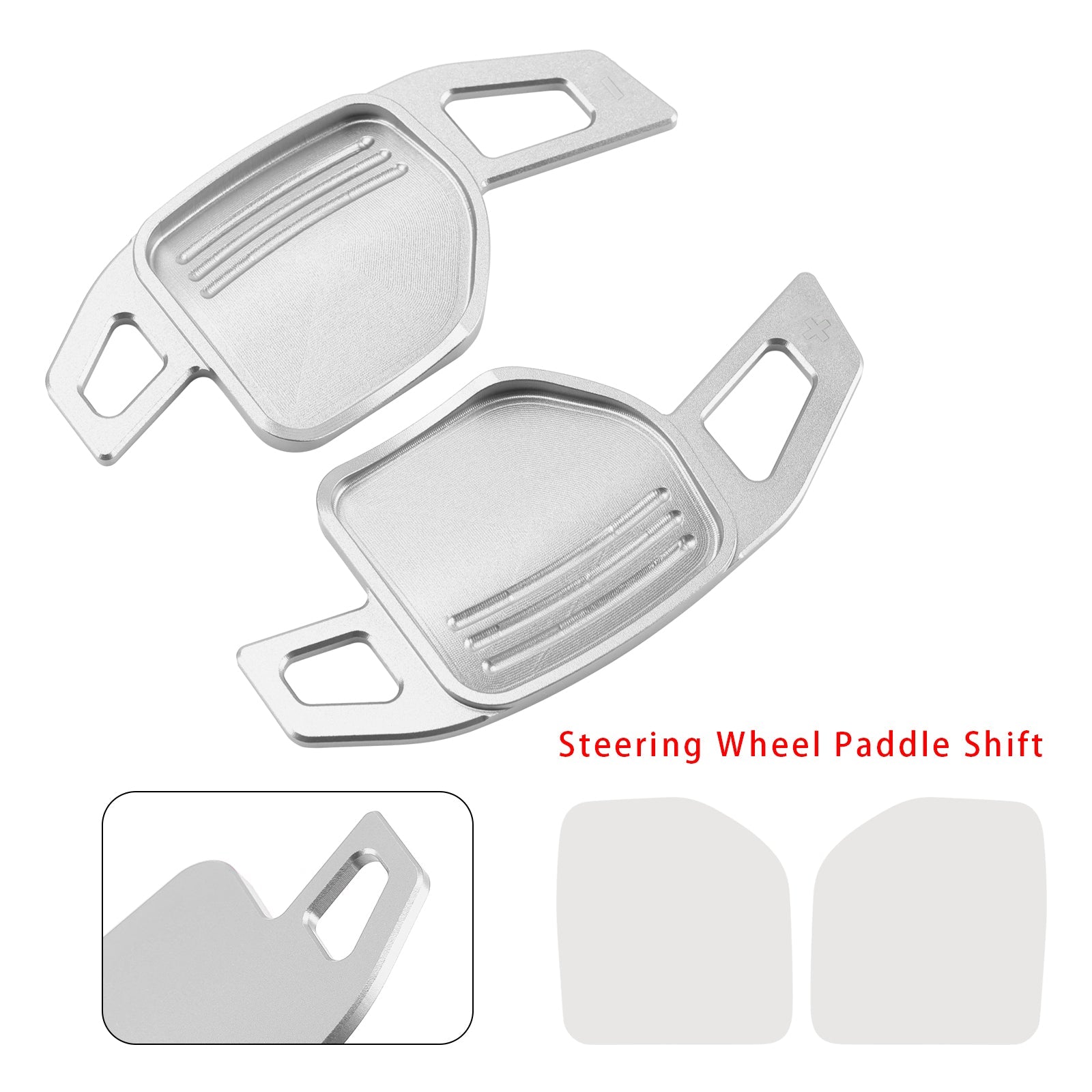Steering Wheel Paddle Shifter For Audi A3 A4 A5 A6 TT Q5 08-14 Aluminium