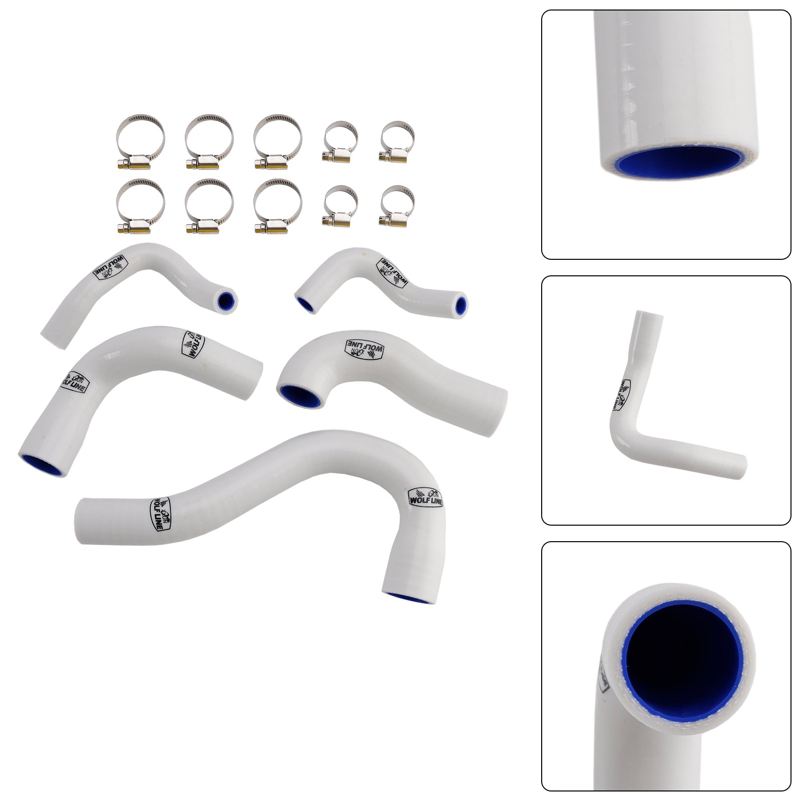 Silicone Radiator coolant Hose For Yamaha MT-09 XSR900 Tracer 9/GT all years