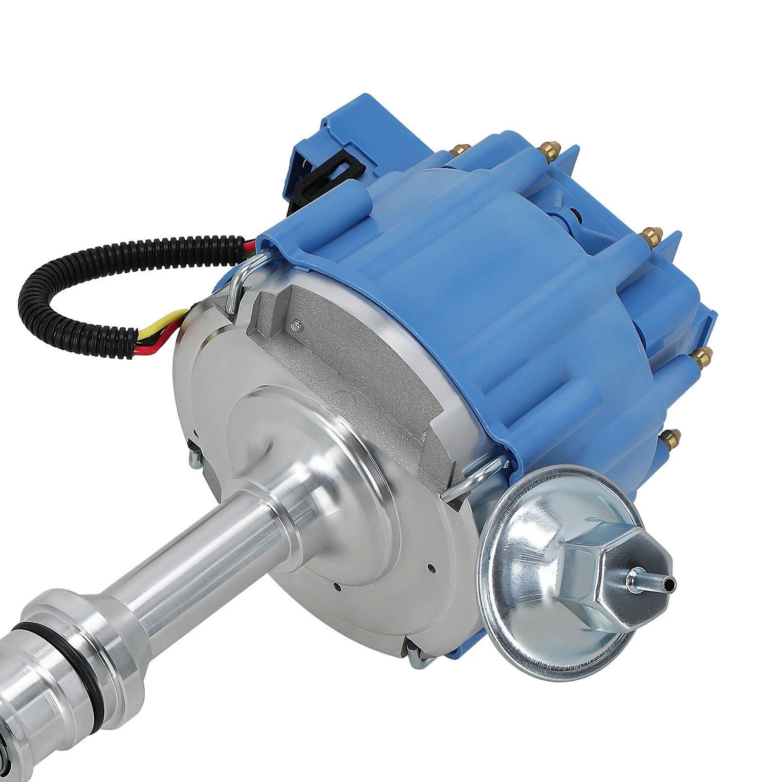 Ford Windsor 221 260 289 302 V8 Engine Ignition Blue Cap Distributor w/ 65K Coil 1030213