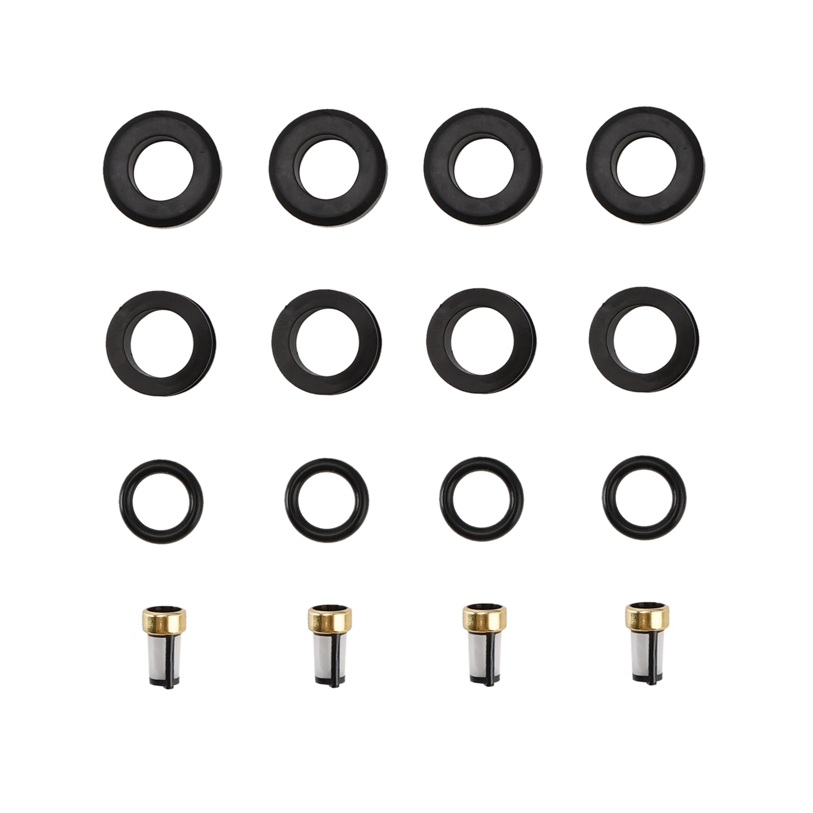 1986-1991 Mazda RX-7 FC 13B Rotary 4PCS Fuel Injector O-Ring Filter Seal