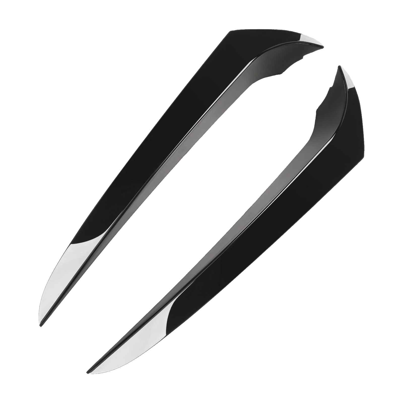 2011-2017 BMW X3 F25 Gloss Black Pair Rear Window Side Wing Spoiler