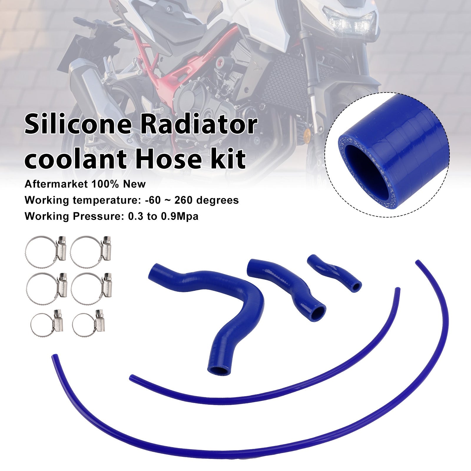 2023-2025 Honda XL750 Transalp Silicone Radiator coolant Hose Kit