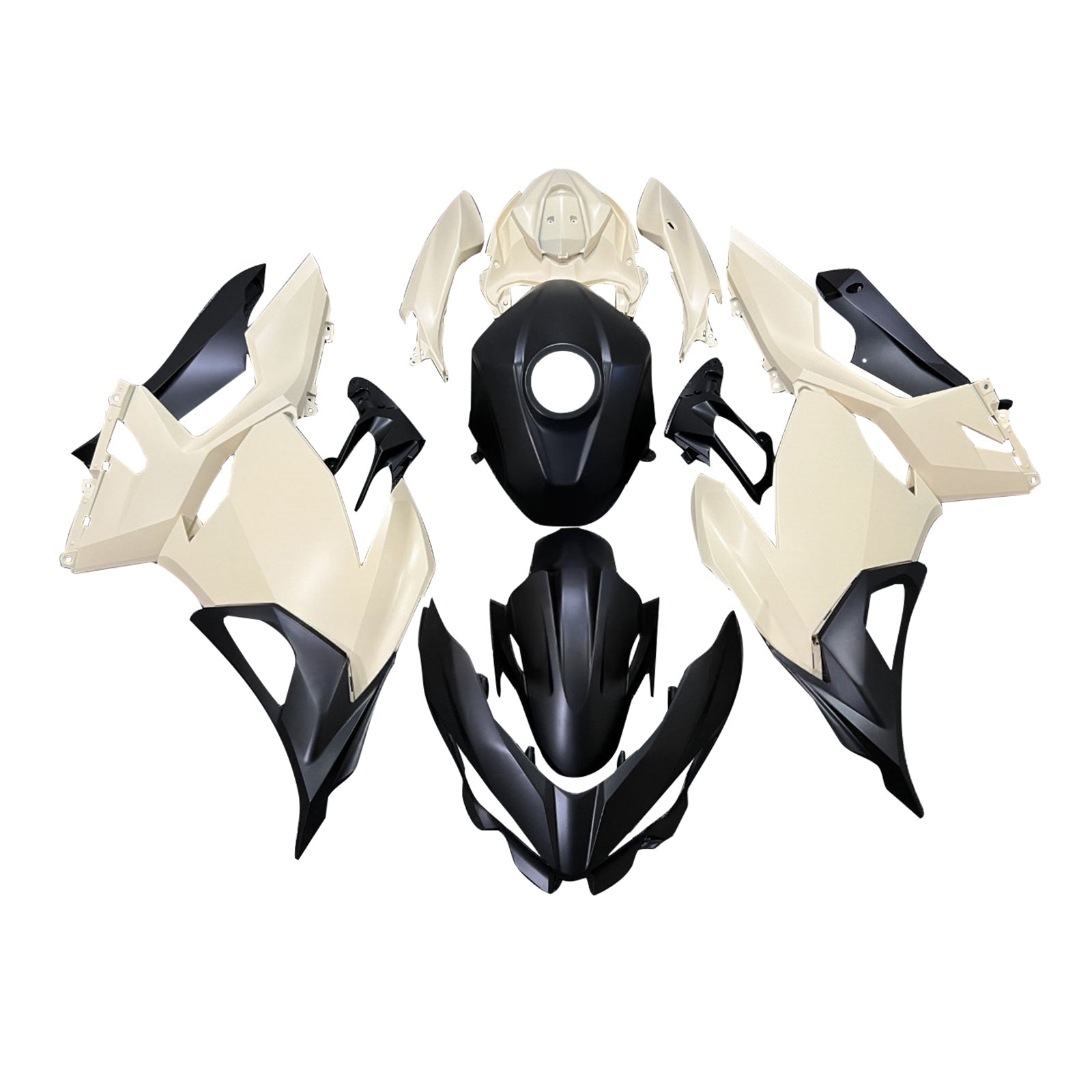 Injection Fairing Kit Bodywork Plastic ABS fit For Kawasaki EX400 Ninja400 2018-2024