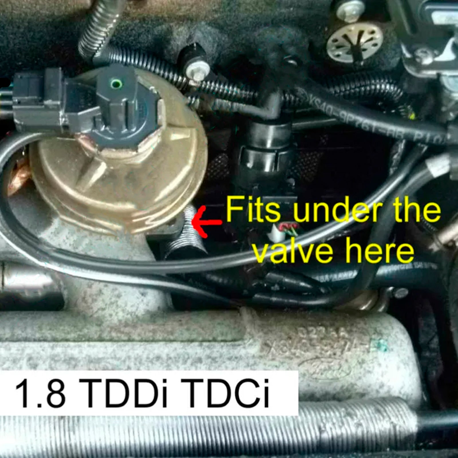 Ford Euro 3 Transit Connect Focus Mondeo 1.8 TDDI TDCI 용 EGR 밸브 블랭크 플레이트