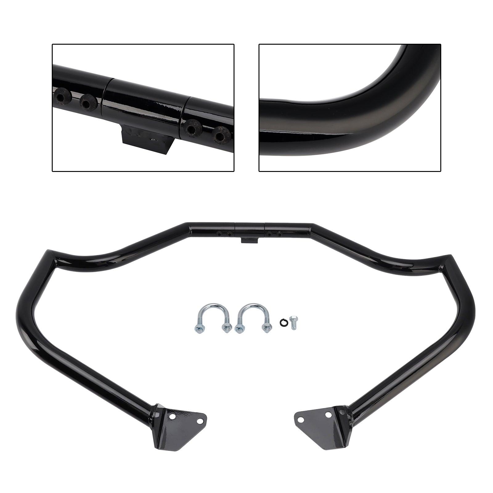Bumper Engine Protection Guard Crash Bar Fits For Dyna Street Bob 06-17 Chrome