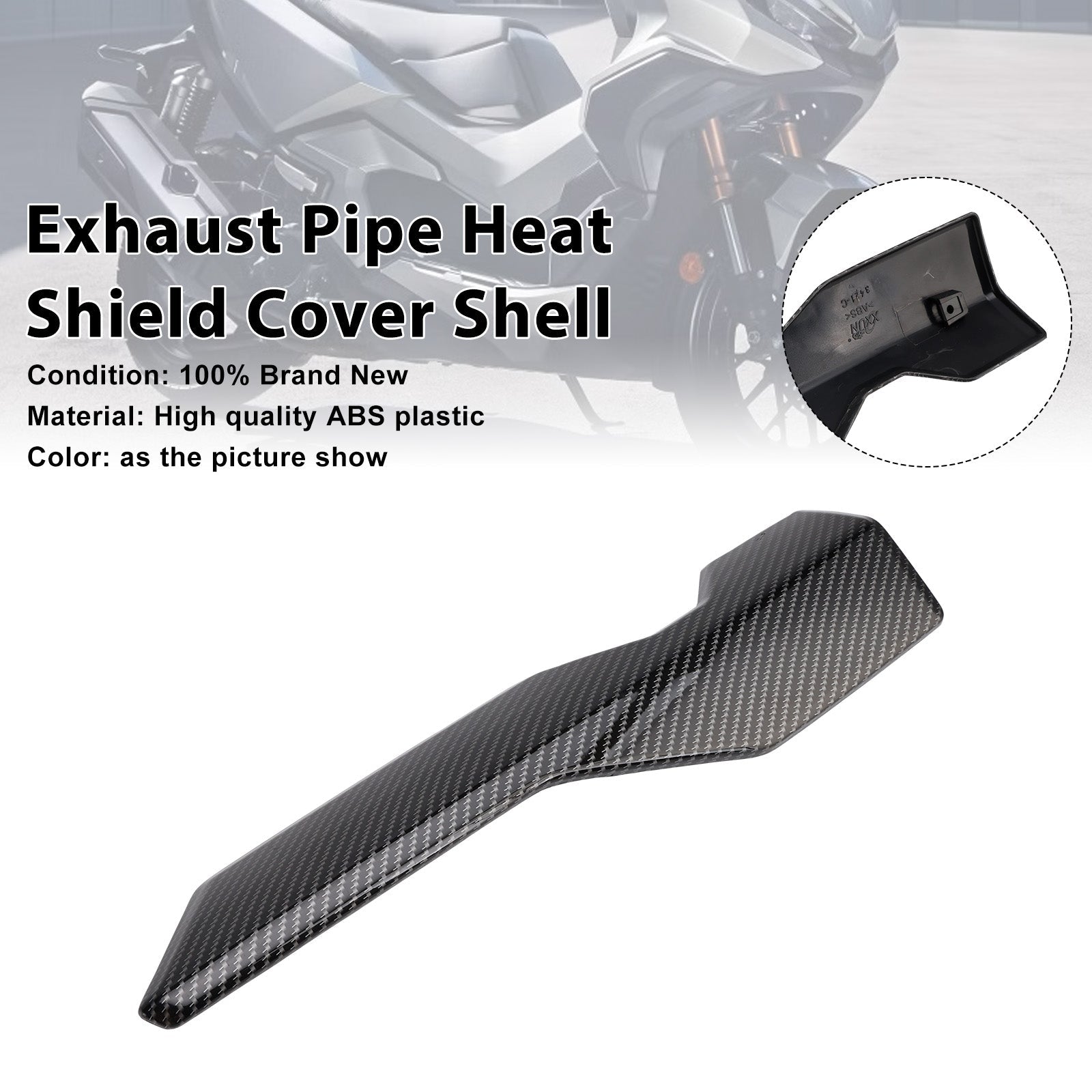 2022-2024 Honda ADV 350 Exhaust Pipe Heat Shield Cover Shell