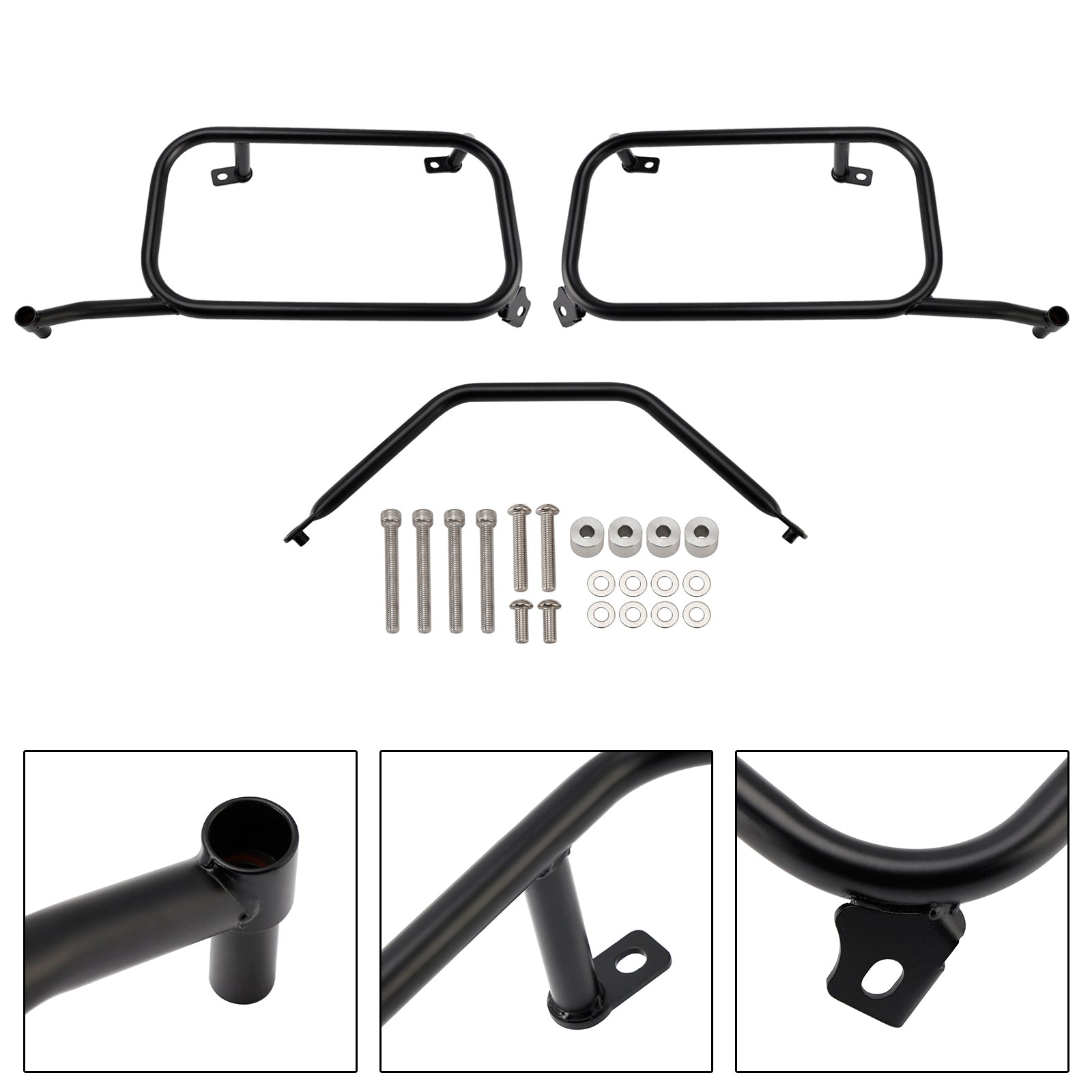 2024-2025 Tiger 1200 Side Saddle Bag Mounting Bracket Black Left&Right