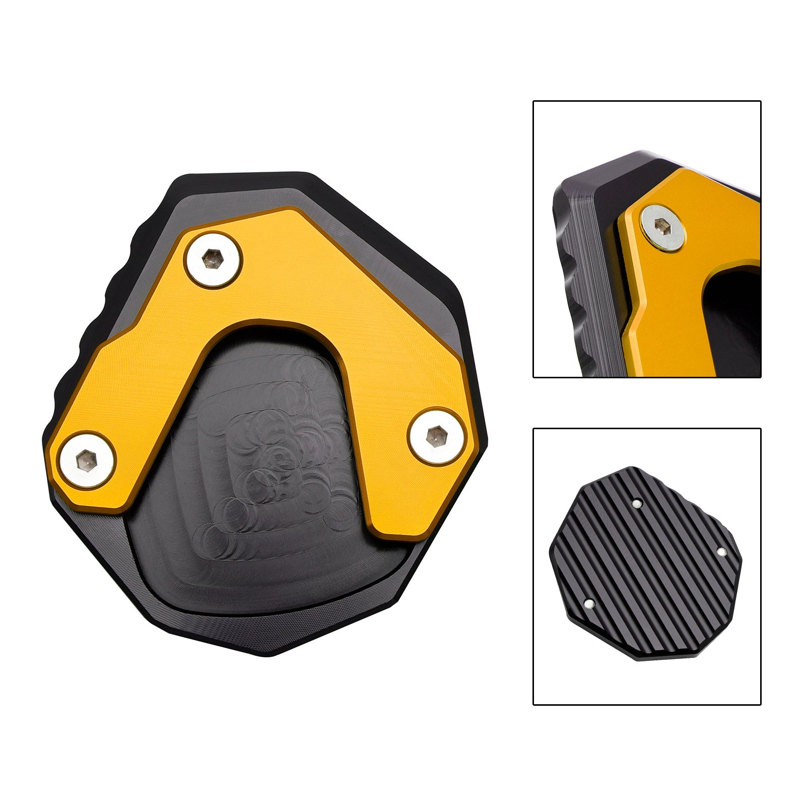 Honda XL 750 Transalp CB750 Hornet 23-24에 대한 킥 스탠드 확대 플레이트 패드