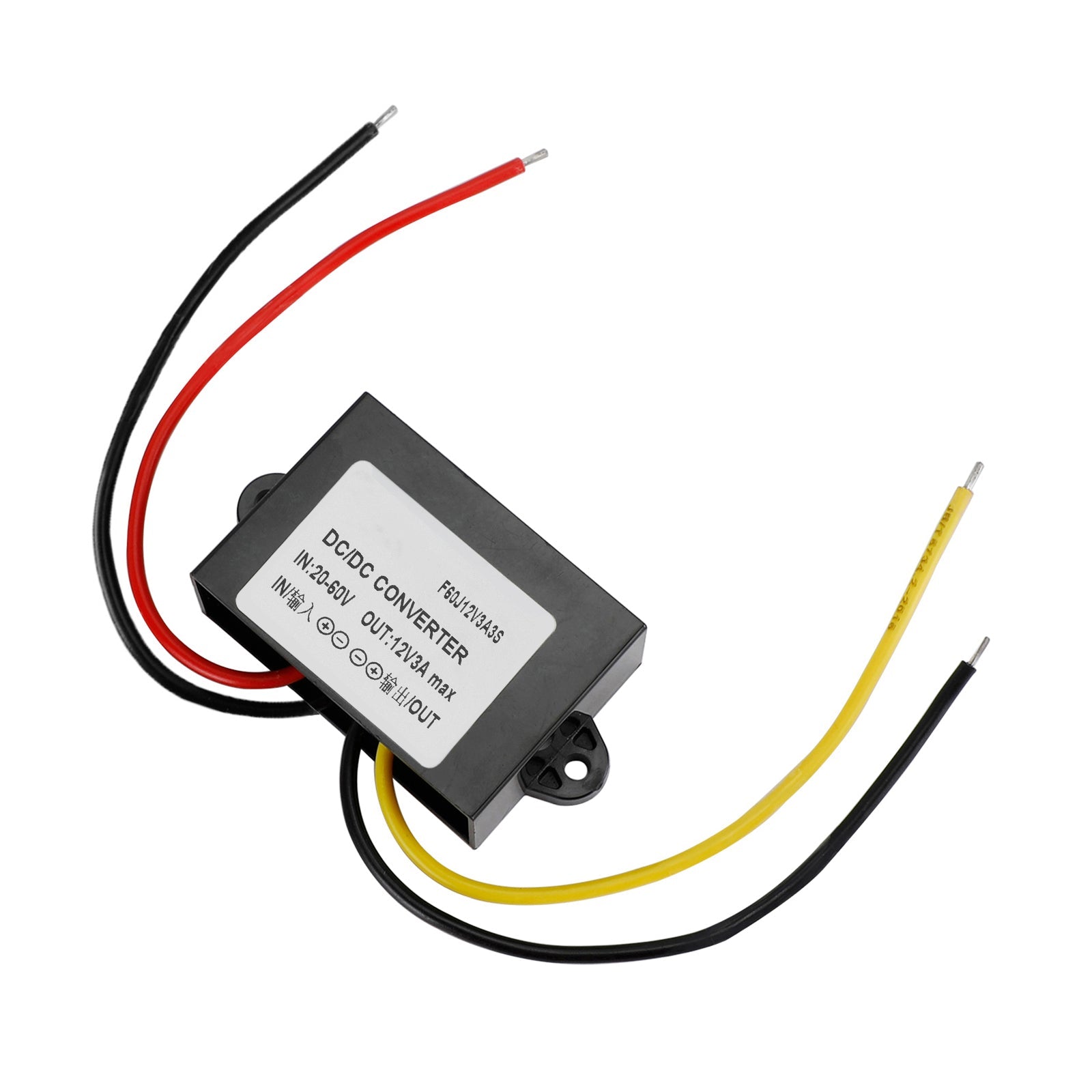 DC 20-60V To DC12V 3A 36W Converter Regulator Power Supplies Transformer