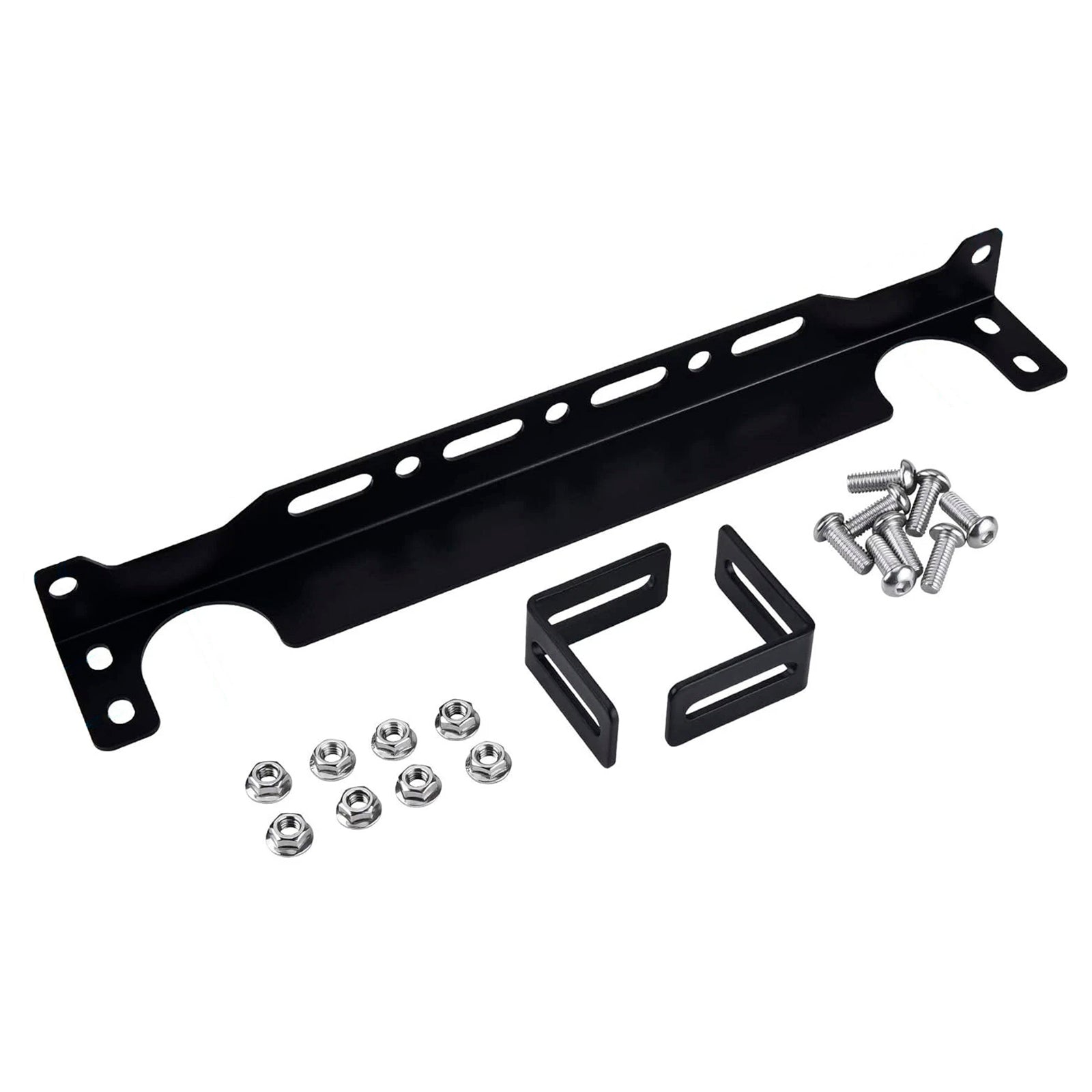 Oil Cooler Mounting Bracket Kit 330mm 13.4inch For British-Style Oil Cooler