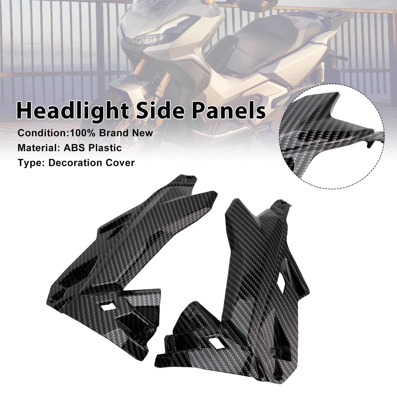 2022-2025 Honda ADV 350 Headlight Side Panels Fairing