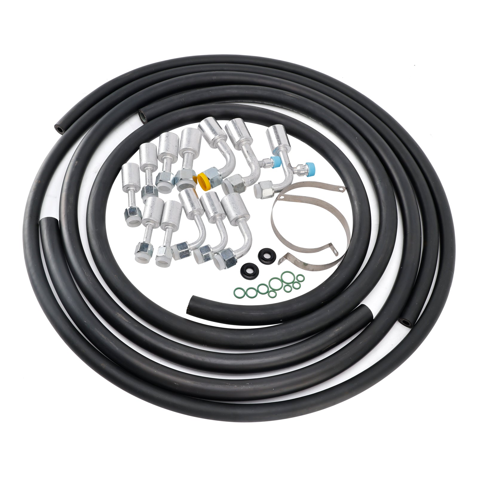 42810100 A/C Hose & Fitting Kit AN6/AN8/AN10 Hoses, Straight & 90< Fittings
