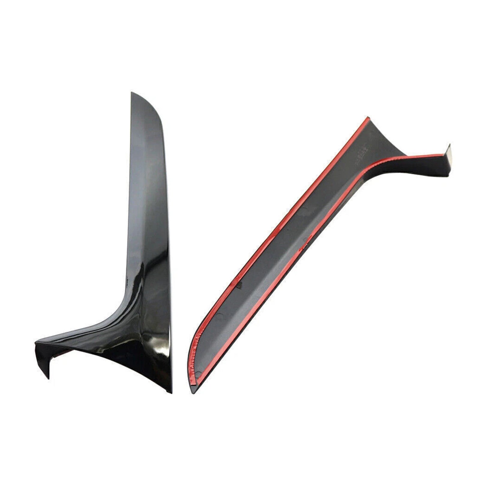 2012-2018 Audi A6 C7 Allroad Avant Gloss Black Pair Rear Window Side Wing Spoiler