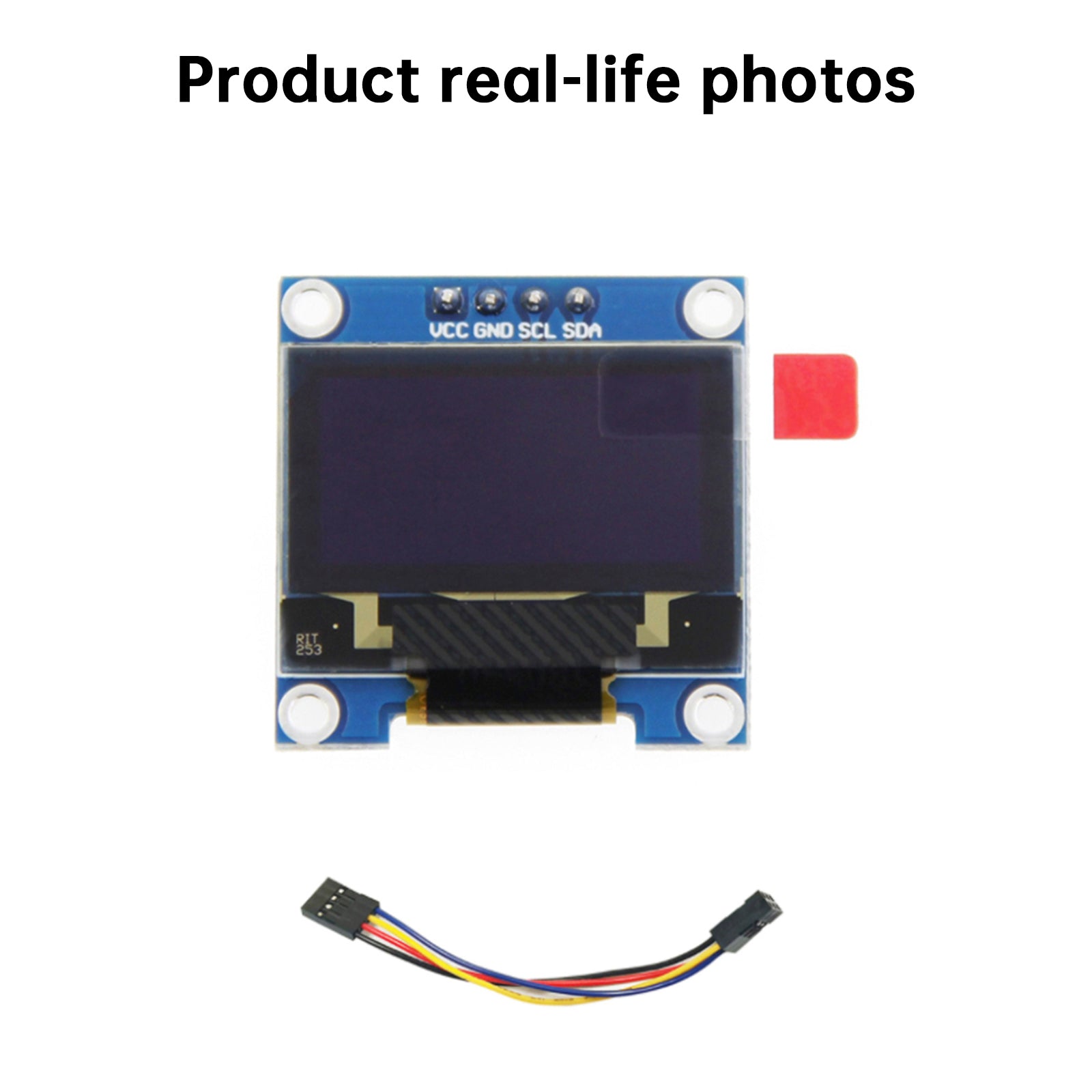 Raspberry Pi 4B 0.96-inch OLED Display Module IP Hard Disk Information Display