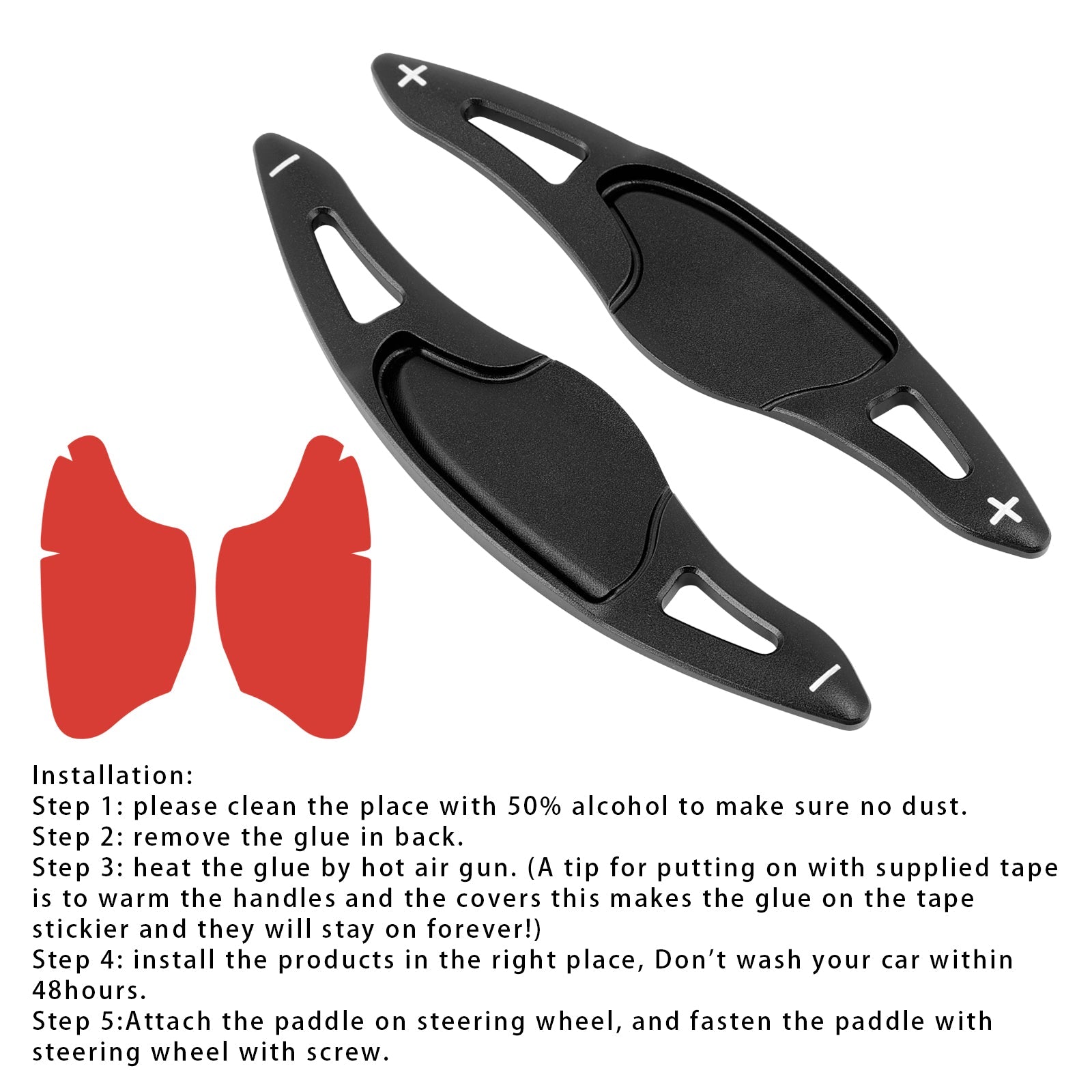 Steering Wheel Paddle Shifter Extension For Honda FIT VEZEL HRV Aluminium