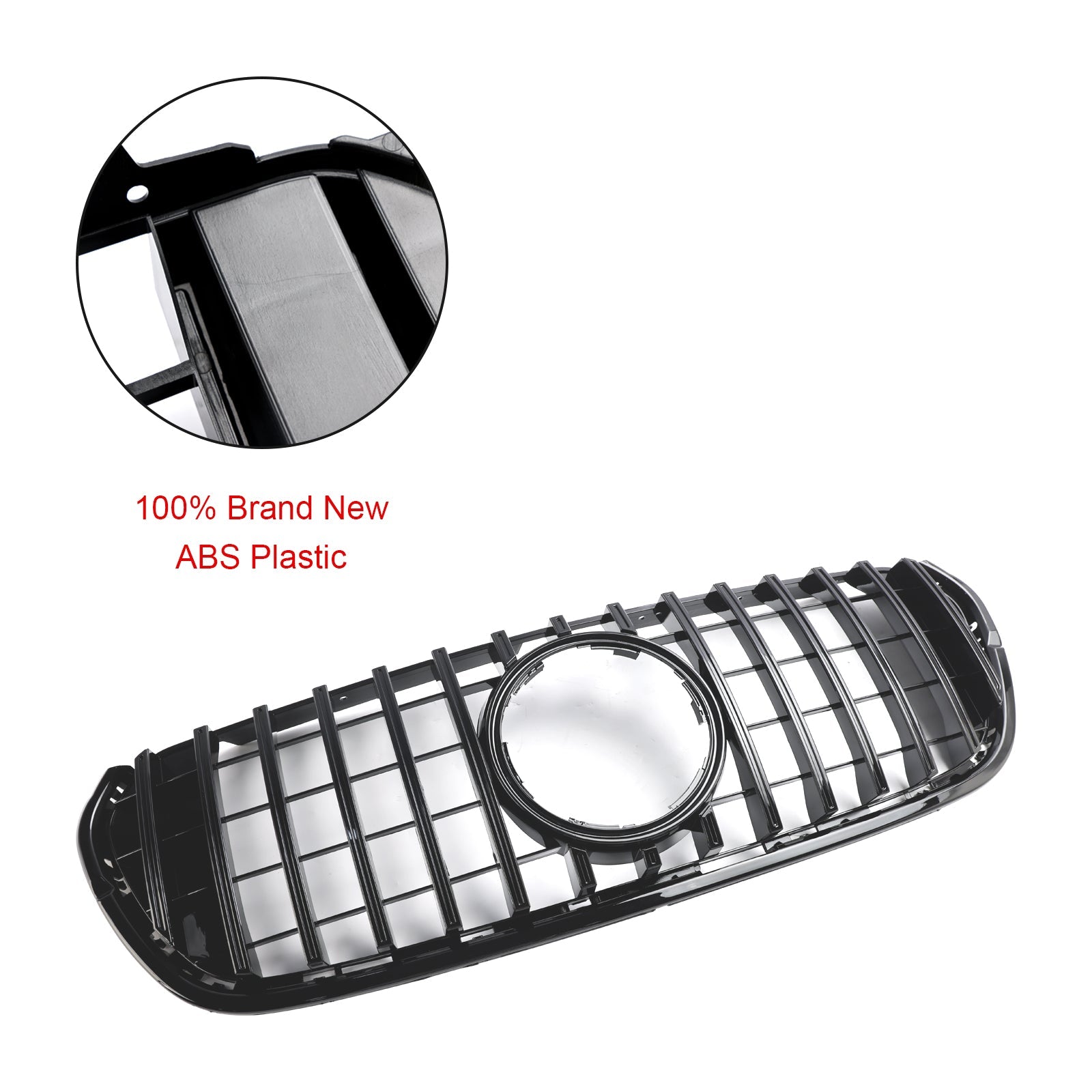 블랙 프론트 범퍼 그릴 그릴 핏 메르세데스 벤츠 X 클래스 X470 2017-2019