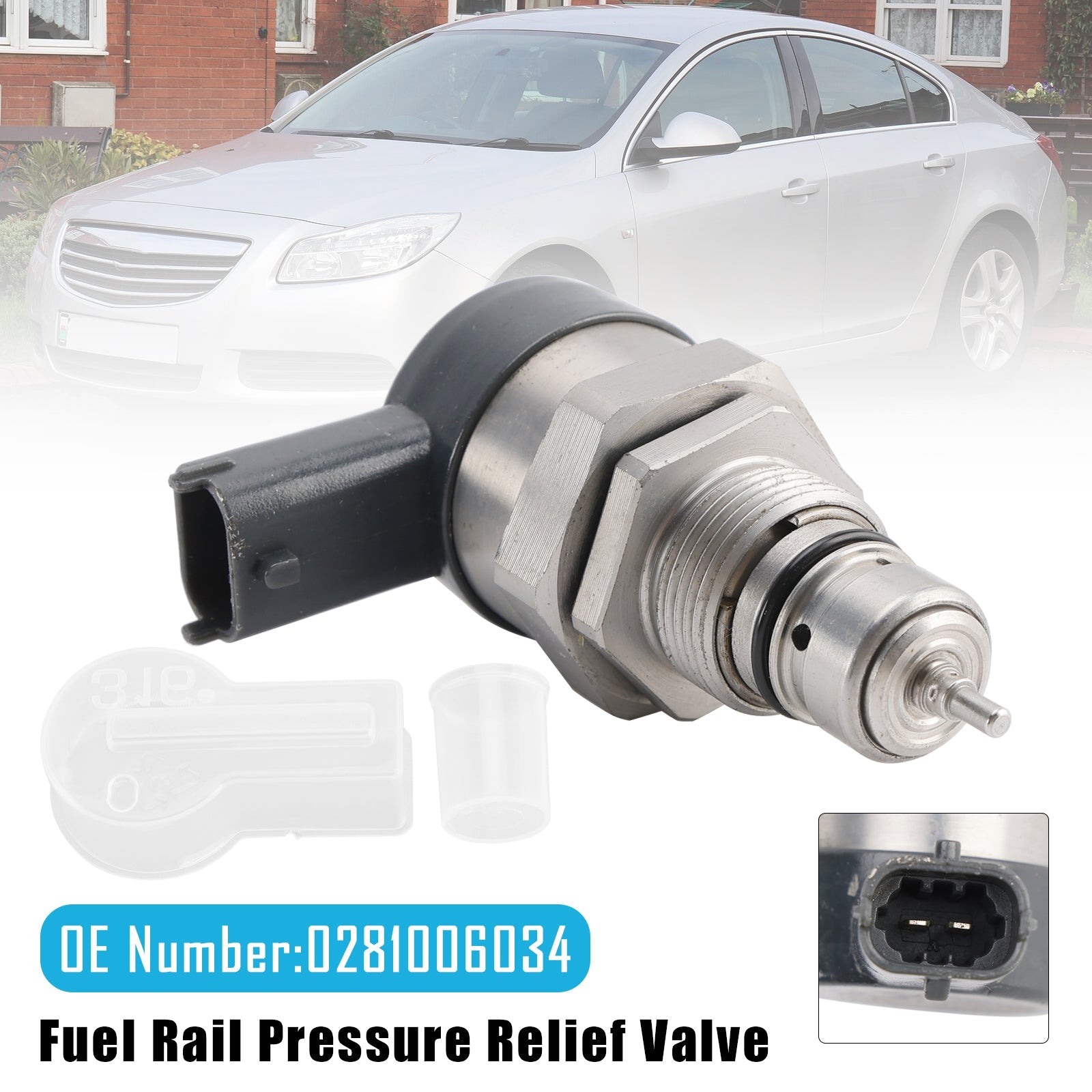 1PCS Fuel Rail Pressure Relief Valve For Opel Insignia A Stufenheck 0281006034