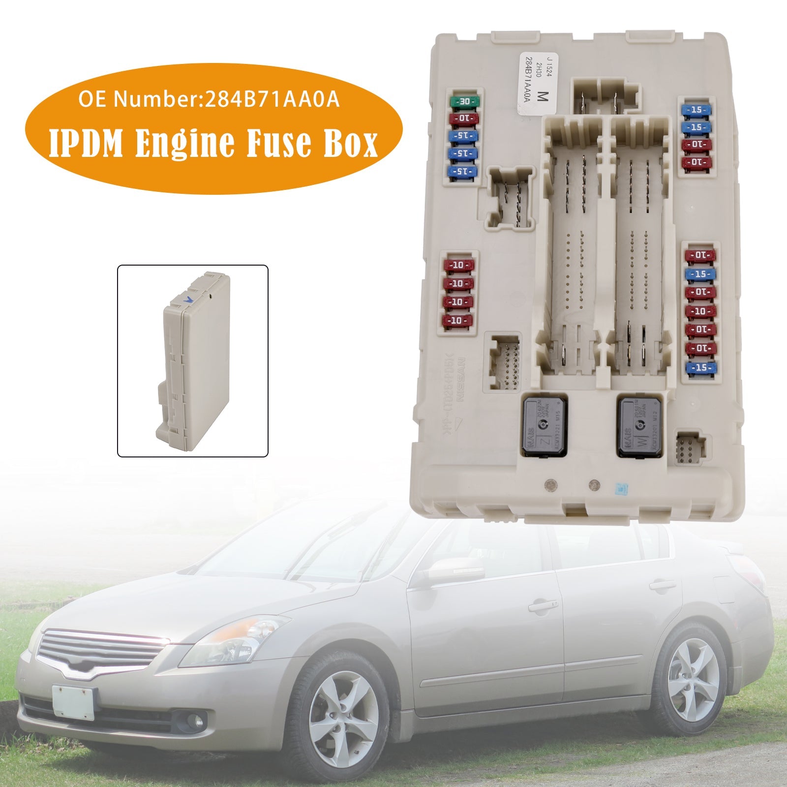 2009-2014 Nissan Maxima 2.5L 3.5L IPDM Engine Fuse Box 284B71AA0A 284B71AA1A