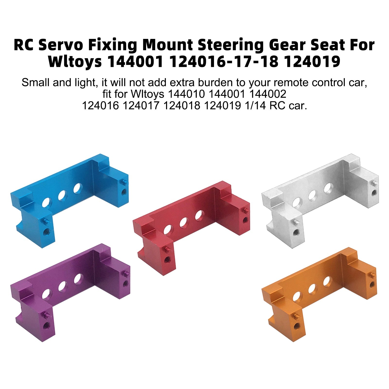RC Servo Fixing Mount Steering Gear Seat For Wltoys 144001 124016-17-18 124019