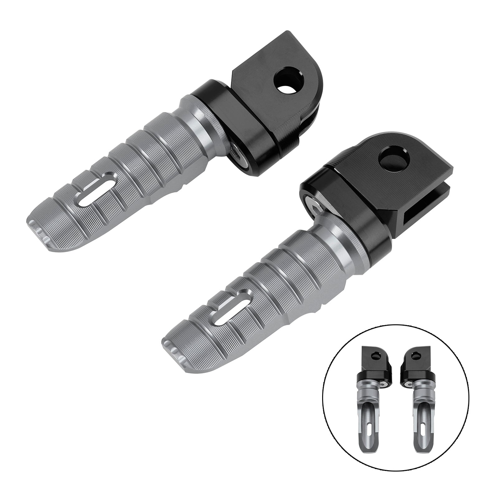 Front Footrests Foot Pegs fit for KAWASAKI ZX-4R ZX-4RR 24-25 NINJA 400 2018-2024