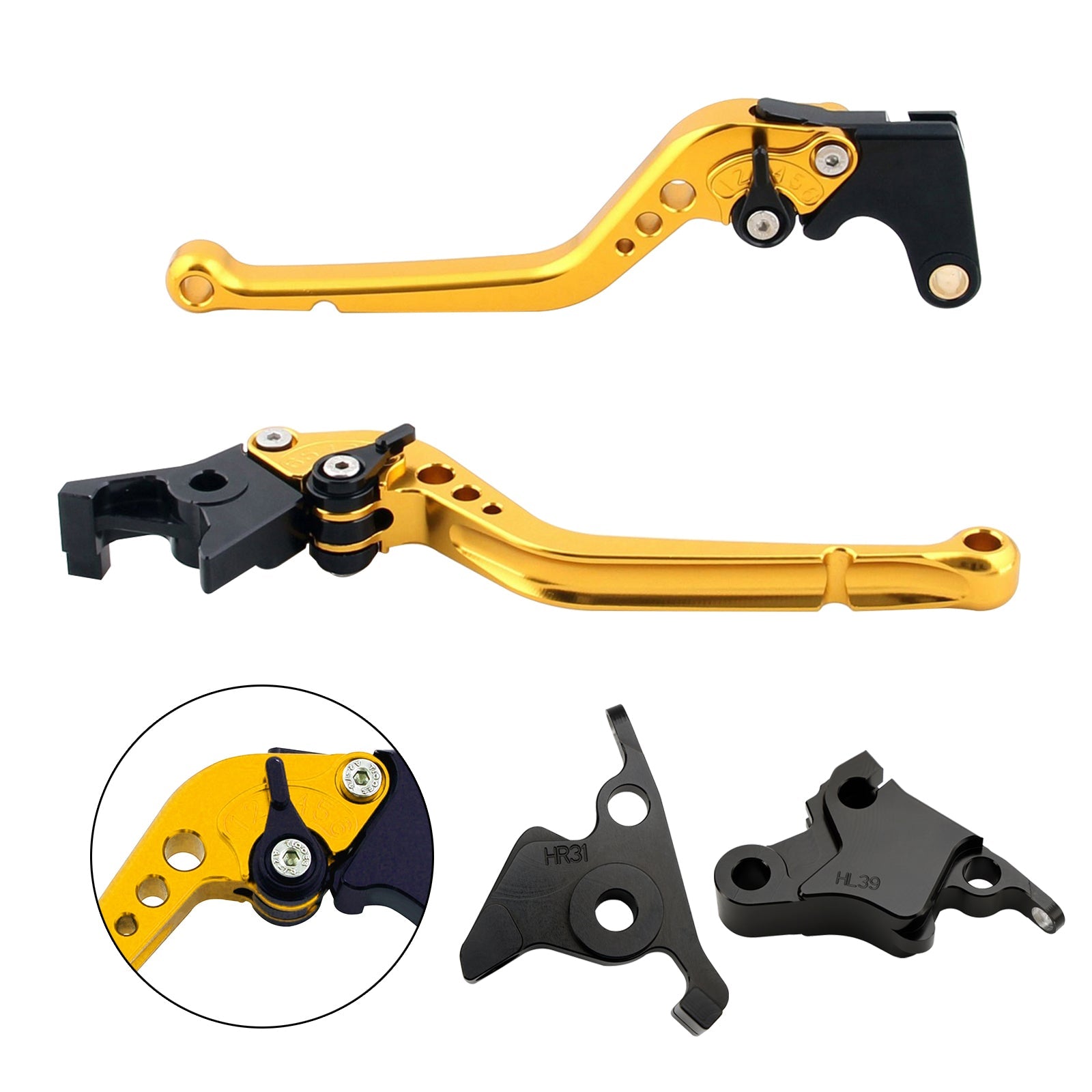 Long Clutch Brake Lever fit for CFMOTO 450SS 450SR 21-23 450NK 23-24