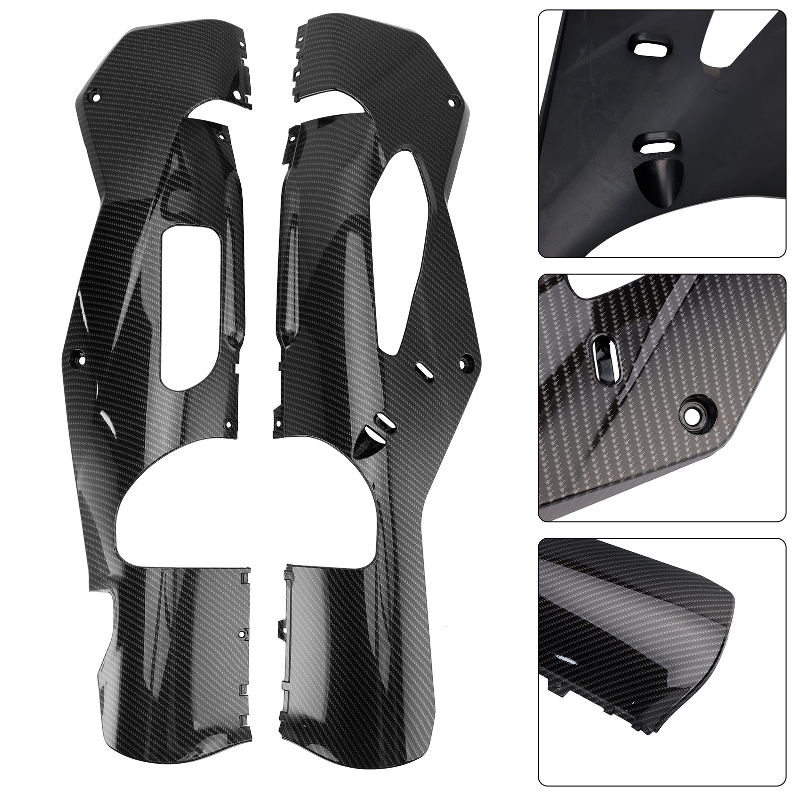 2021-2024 Aprilia RSV4 Lower Side Fairings Full Belly Pan Plate Cover