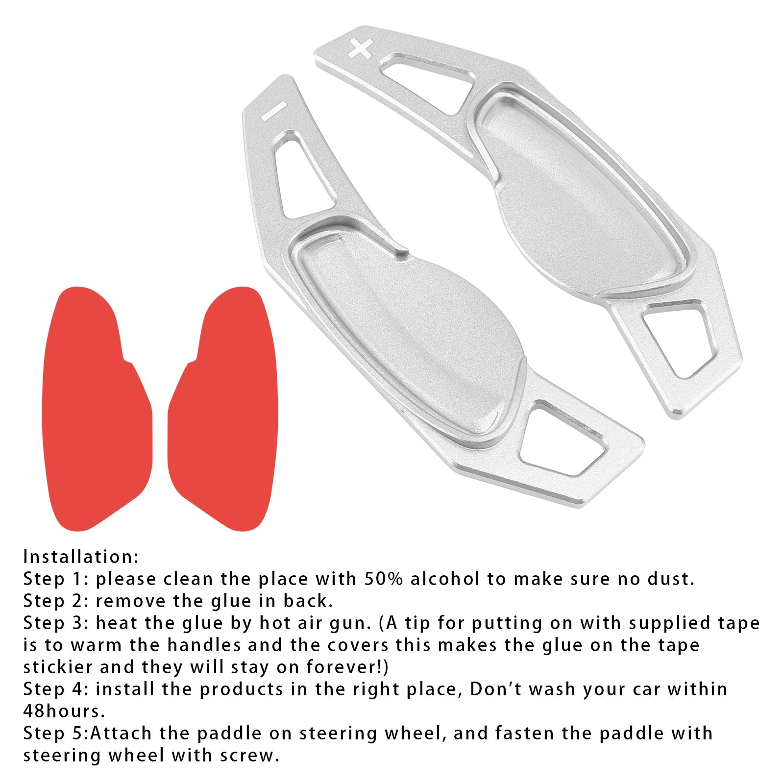 Steering Wheel Paddle Shifter Extension For Smart Aluminium