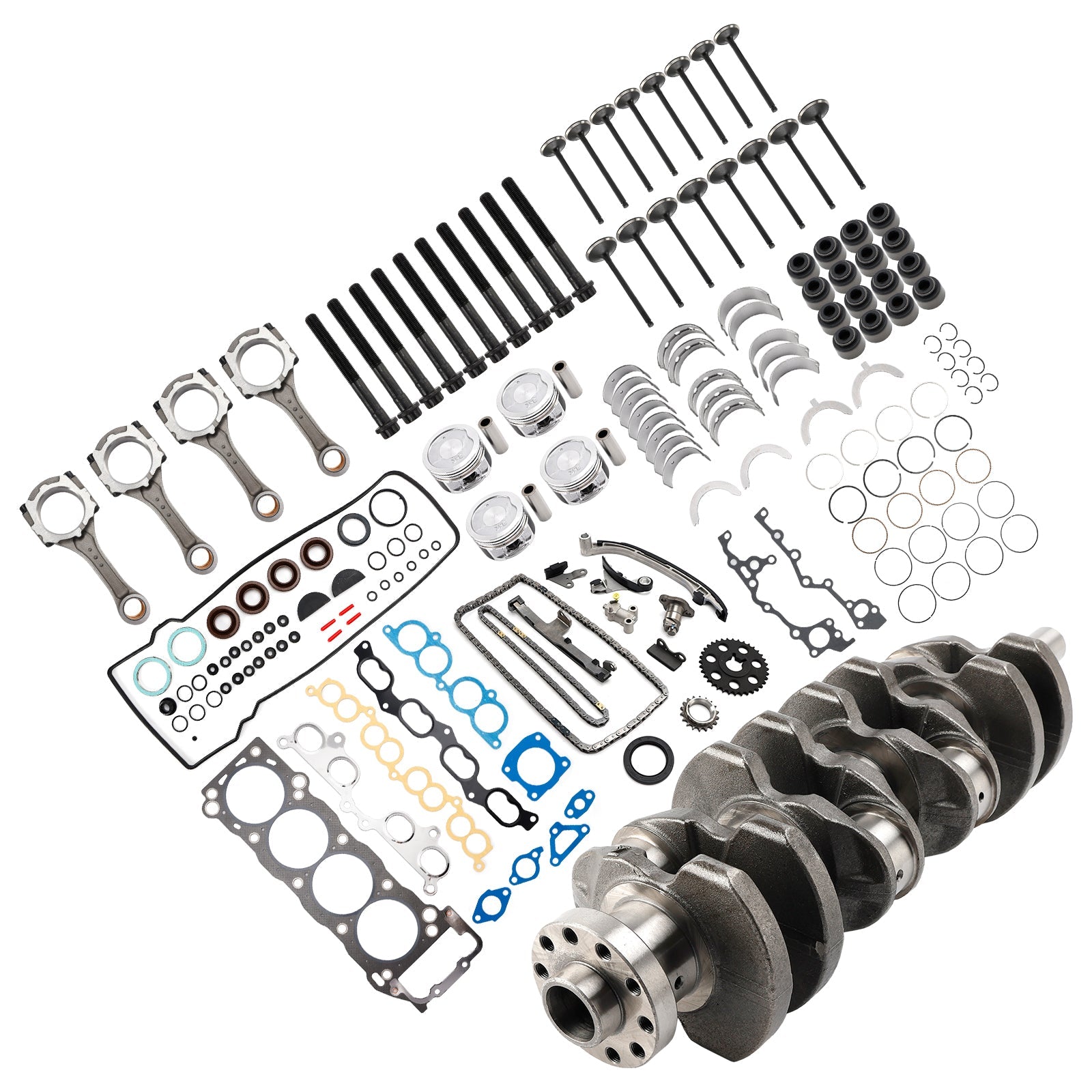 1995-2004 Toyota Tacoma 2.7L 2694CC l4 DOHC 3RZ-FE Engine Overhaul Rebuild Kit 13411-75901 3-3SRH106